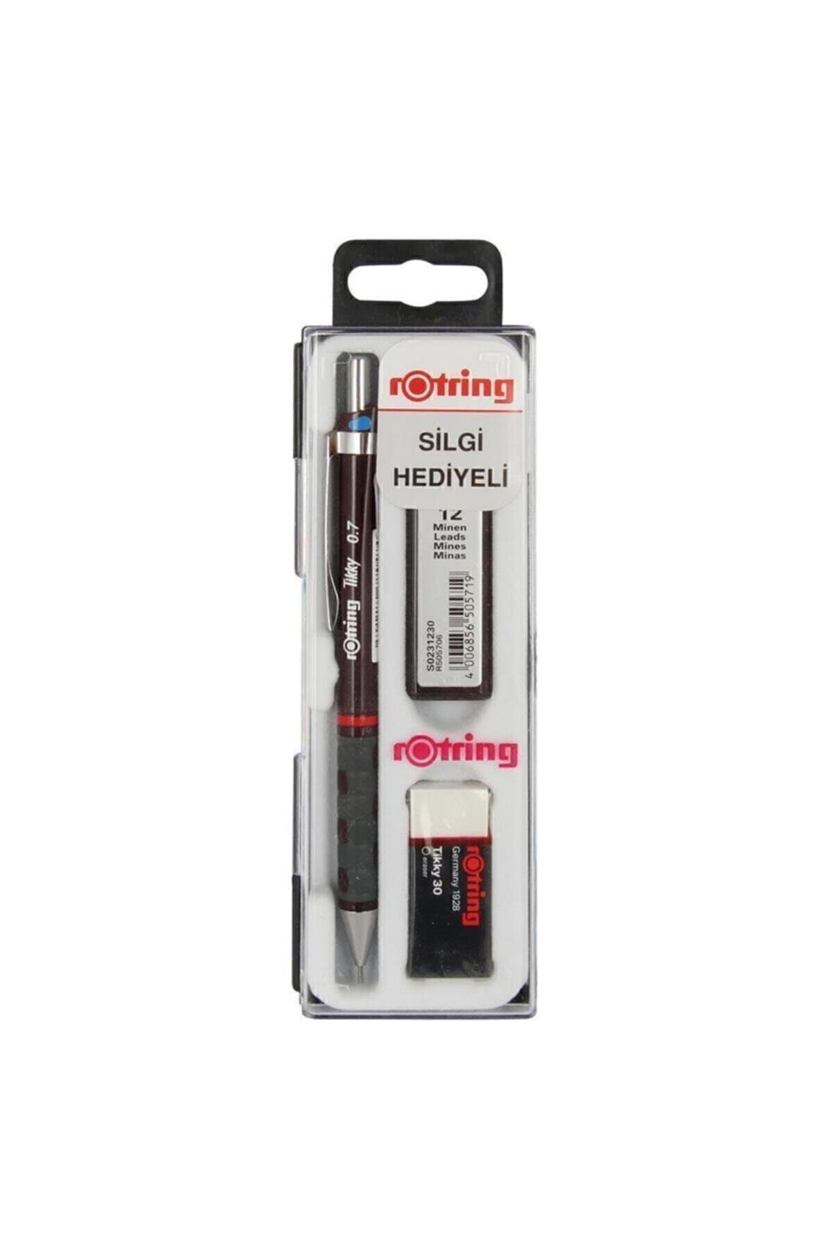 Rotring Tikky Versatil Uçlu Kalem Seti 0.7 Bordo