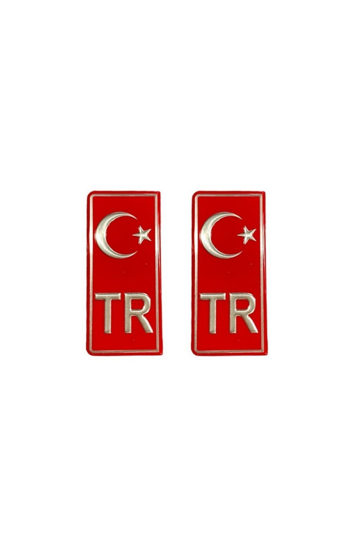 BsElektronik Tr Plaka Sticker 2'li - Türkiye Plaka Sticker