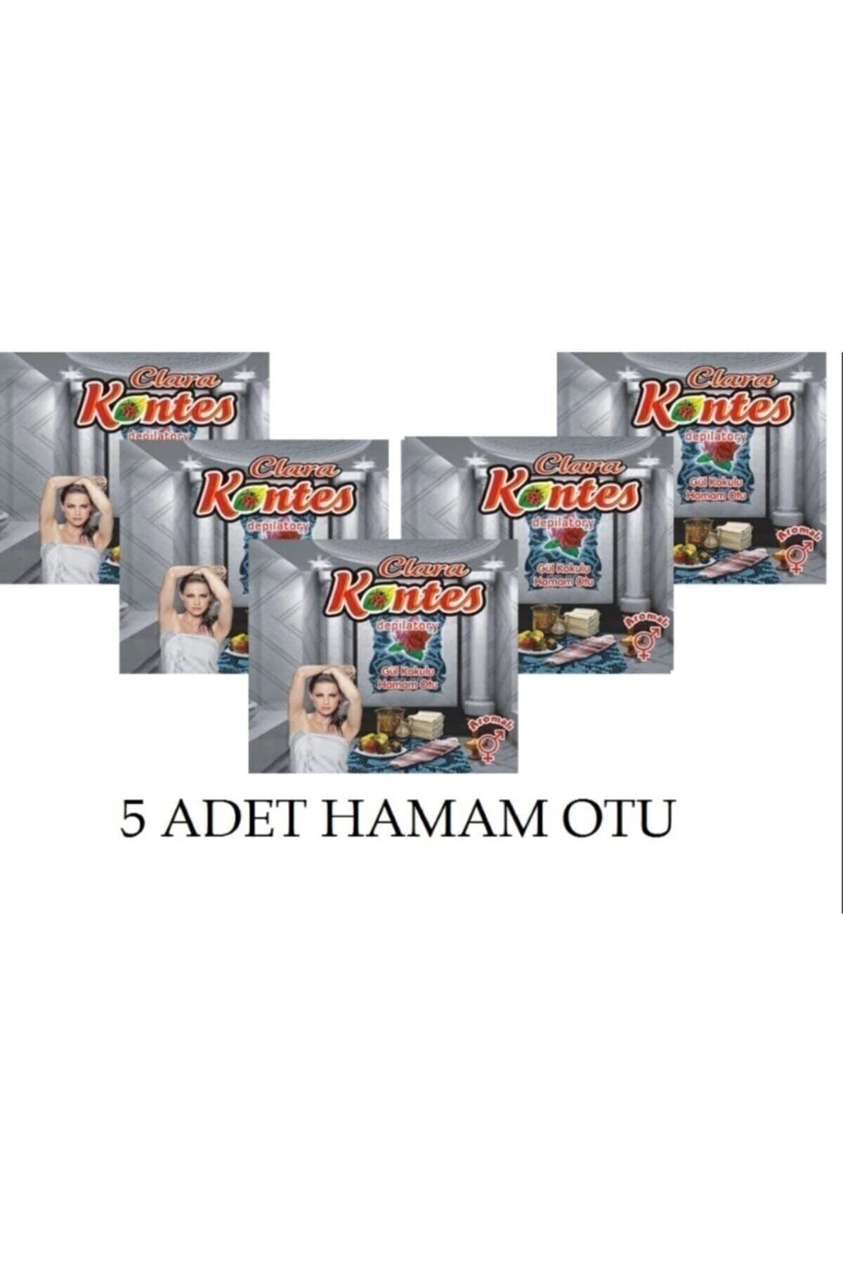 Kontes 5 Adet Tüy Dökücü Hamam Otu Tozu