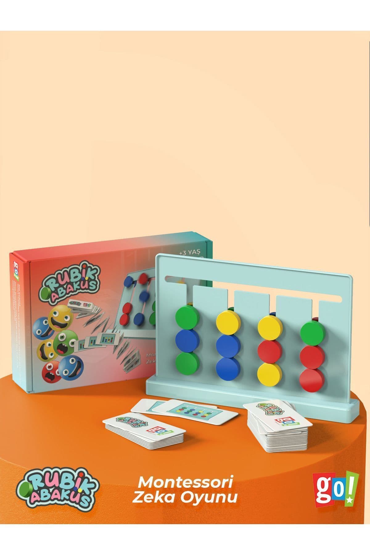 Go Toys Rubik Abaküs Montessori Zeka Oyunu Eğitici Oyuncak