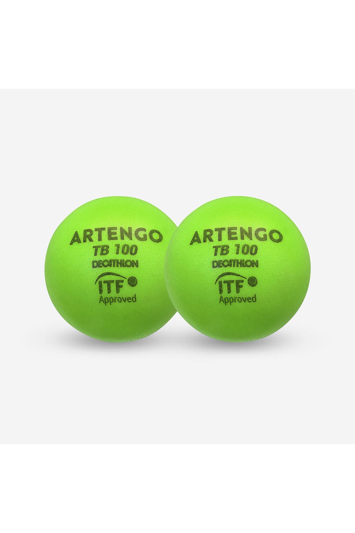 Decathlon Artengo Sünger Tenis Topu - 9 Cm - Yeşil - 2'li - TB100