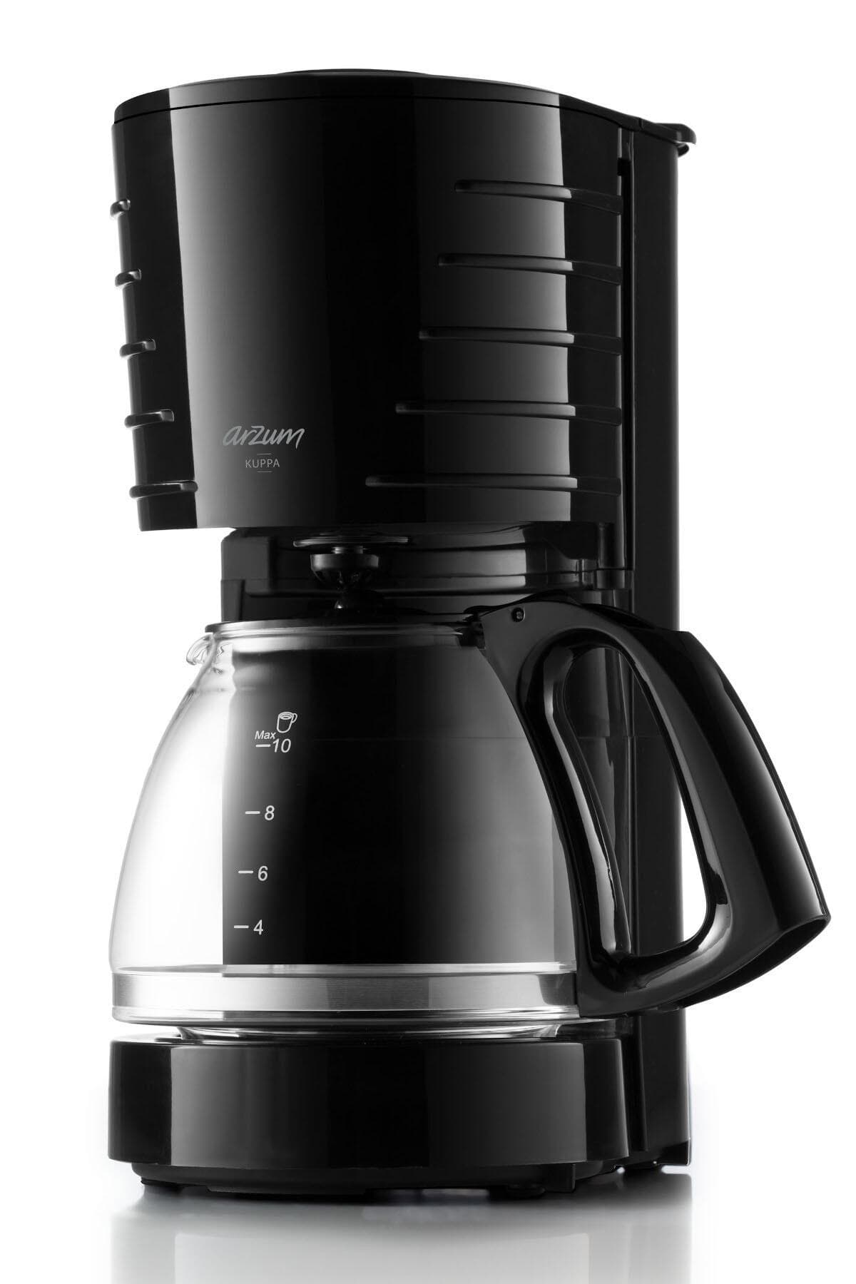 Arzum Kuppa Filtre Kahve Makinesi 1,25L Kapasite Siyah - AR3135