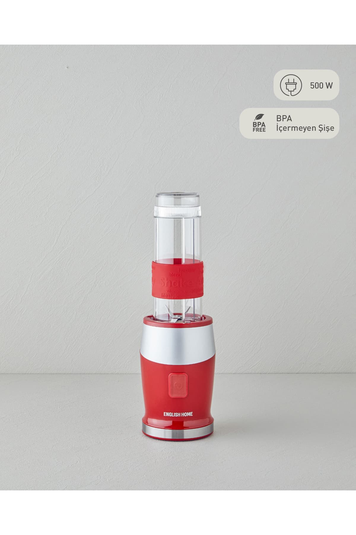 English Home KBL 3010 Shake Away Smoothie Blender Kırmızı