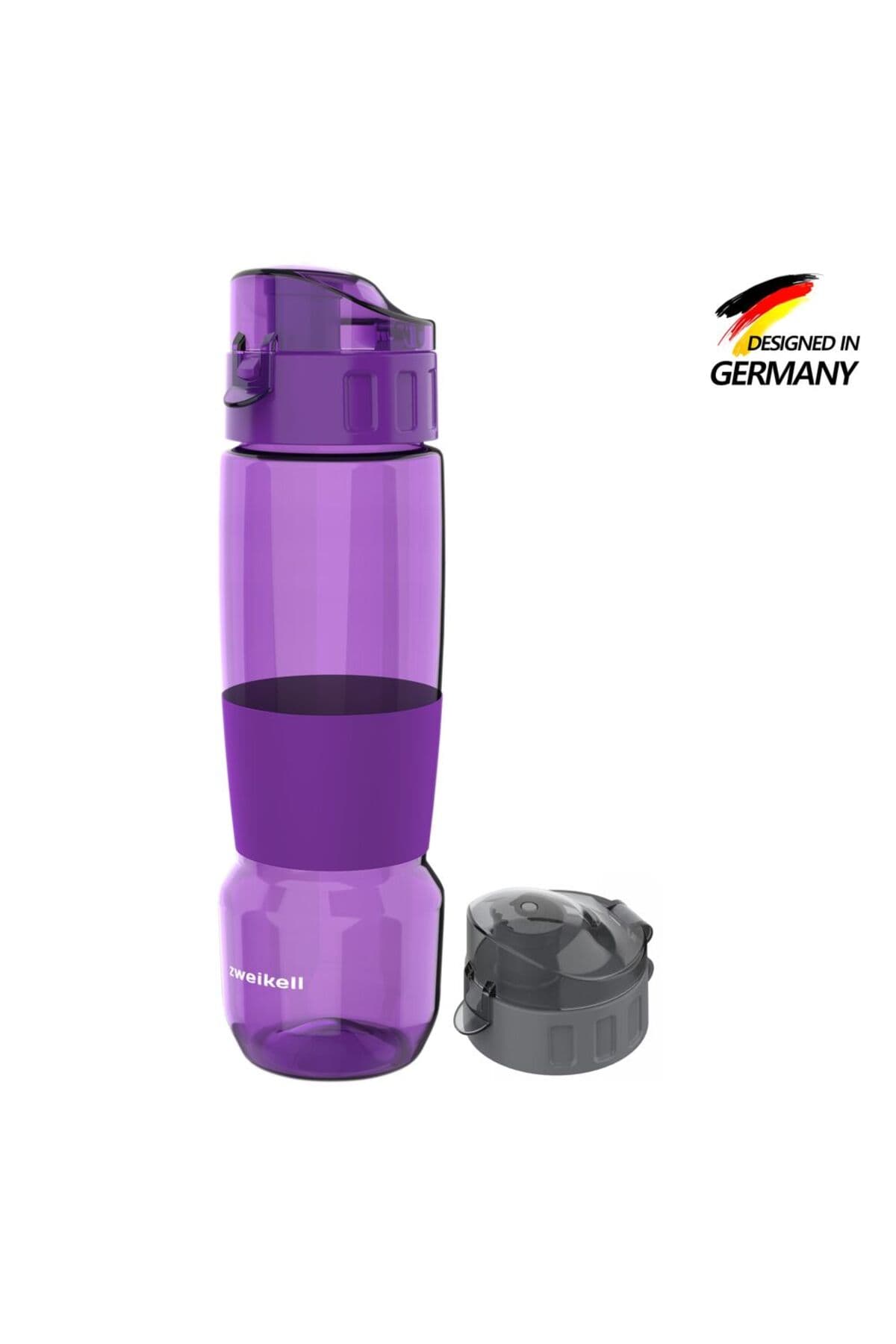 zweikell Pivot Switch Lavander Bpa Içermez 650 ml Tritan Kırılmaz Suluk - Su Matarası - Yedek Kapak