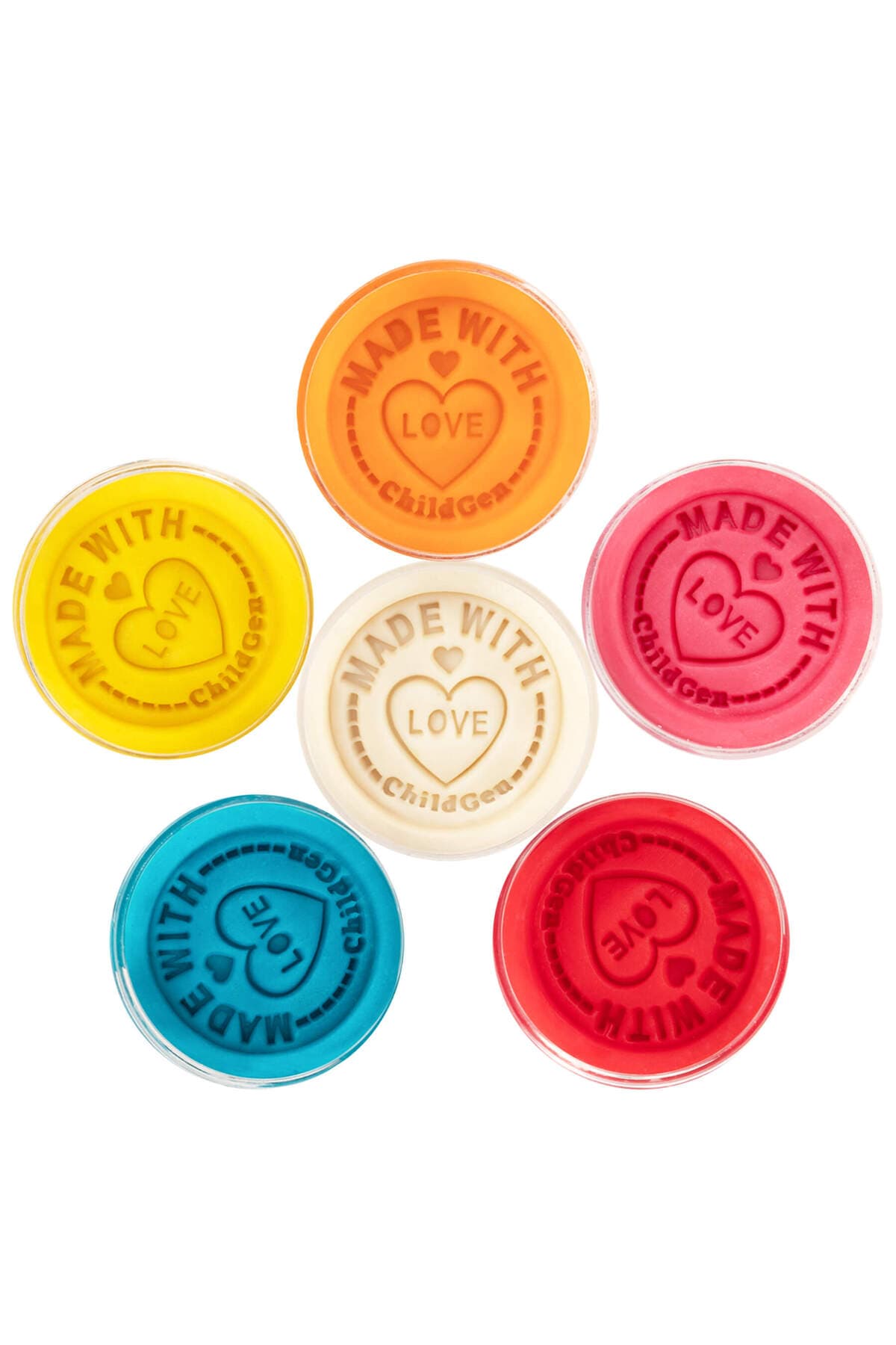 ChildGen Play Dough ChildGen 6'lı 125gr Oyun Hamuru Seti (6x125gr)