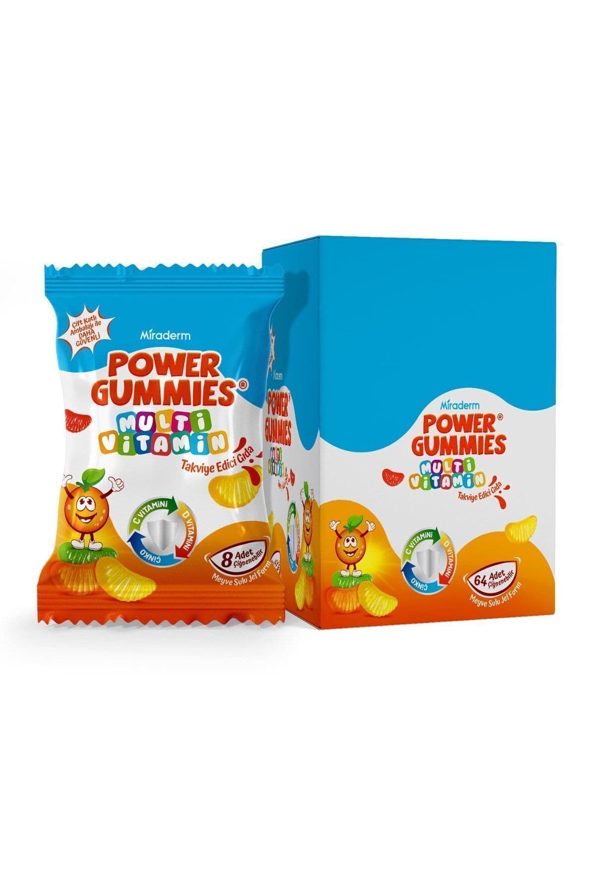 Miraderm Power Gummıes Multi Vitamin Jel