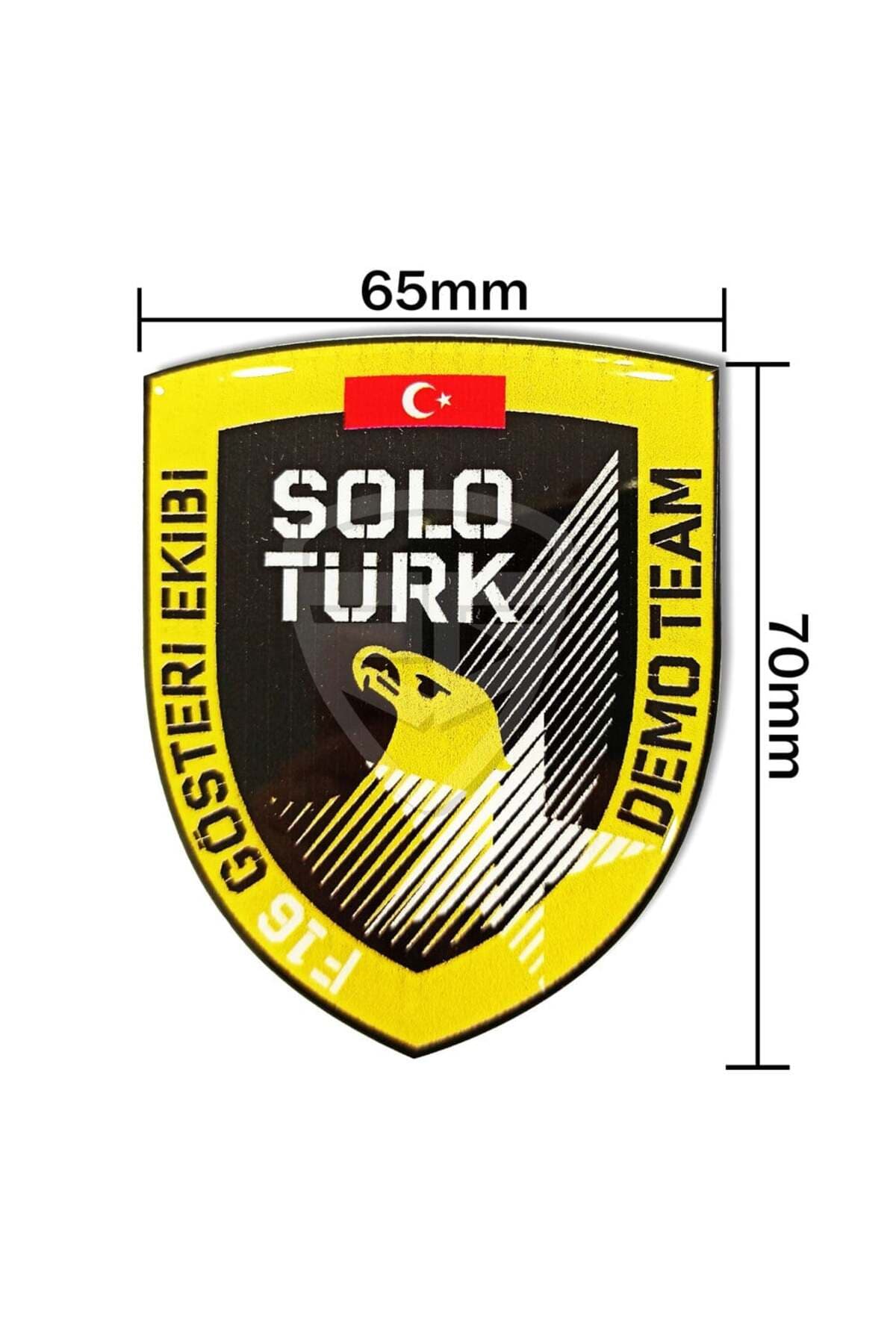 Redline Grafik 2'li Solo Türk 3D Damla Sticker 6.5 cm - 7 cm