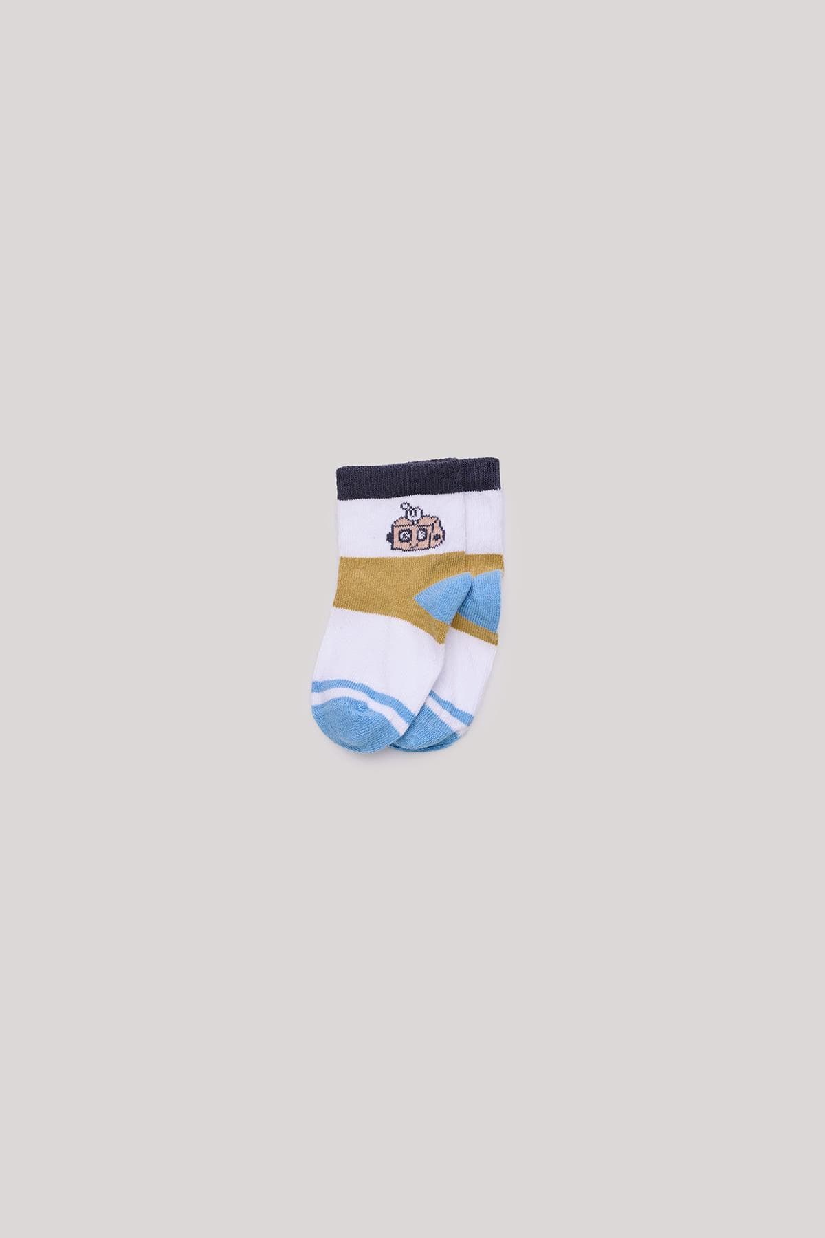 Gb Baby Bg Store Erkek Bebek Desenli Çorap
