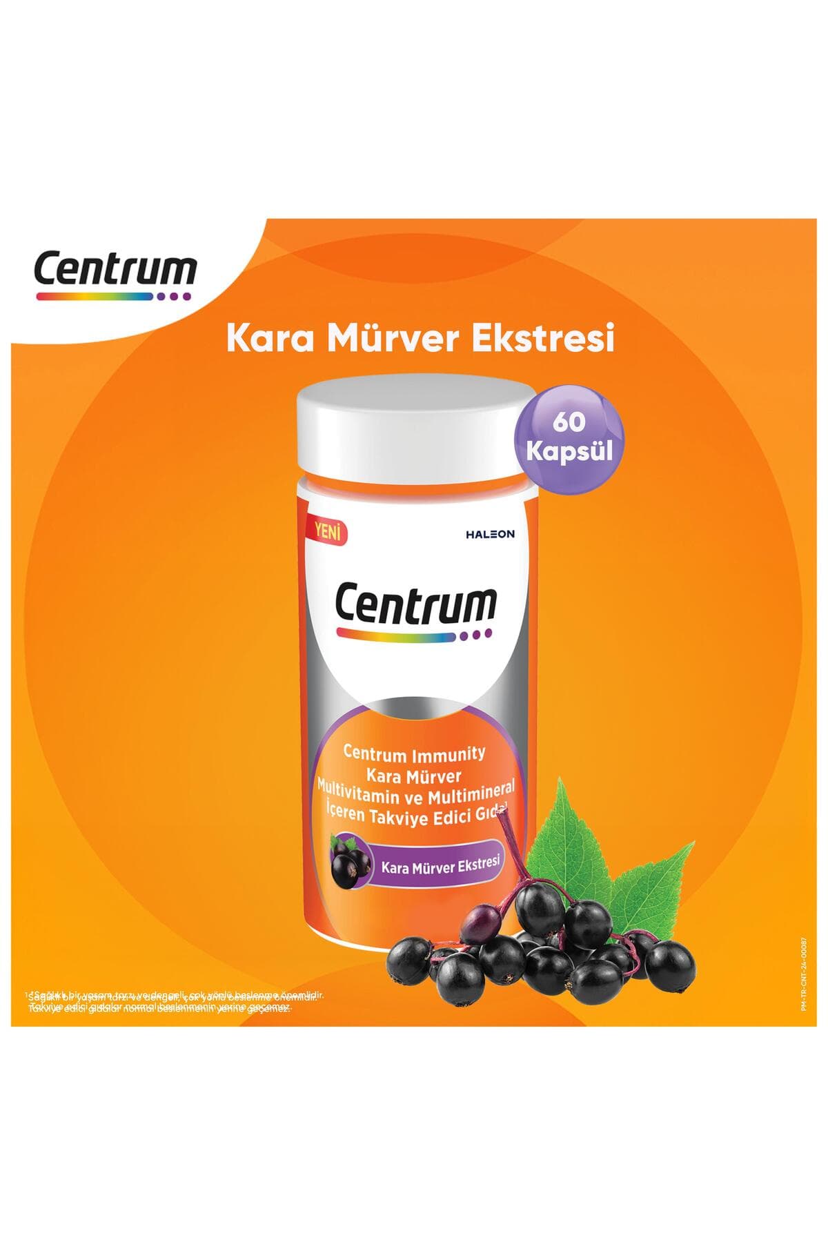 Centrum Immunity Kara Mürver Multivitamin 60 Kapsül
