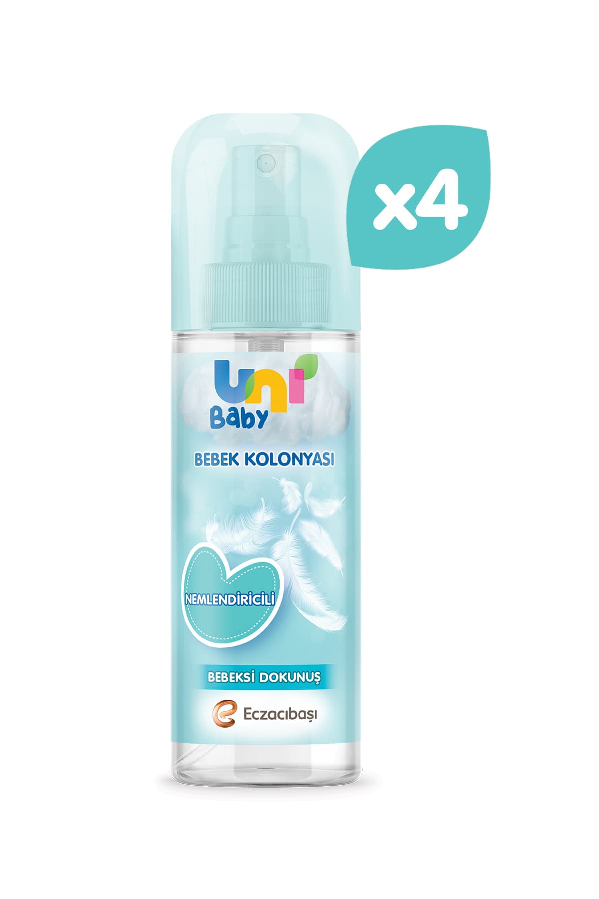 Uni Baby Kolonya Bebeksi Kokular 150 ml X 4 Adet