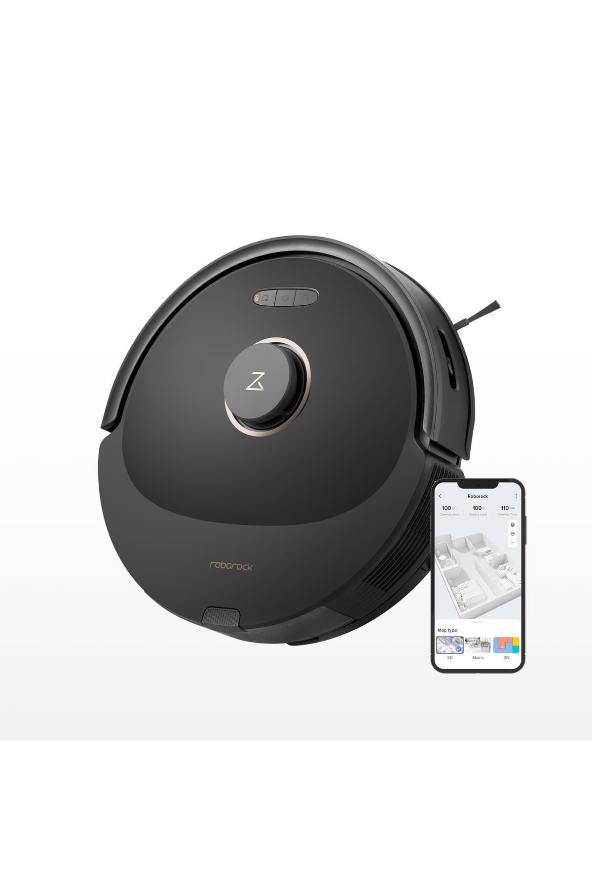 Roborock Vacuum Cleanner Q8 Max Robot Süpürge Siyah