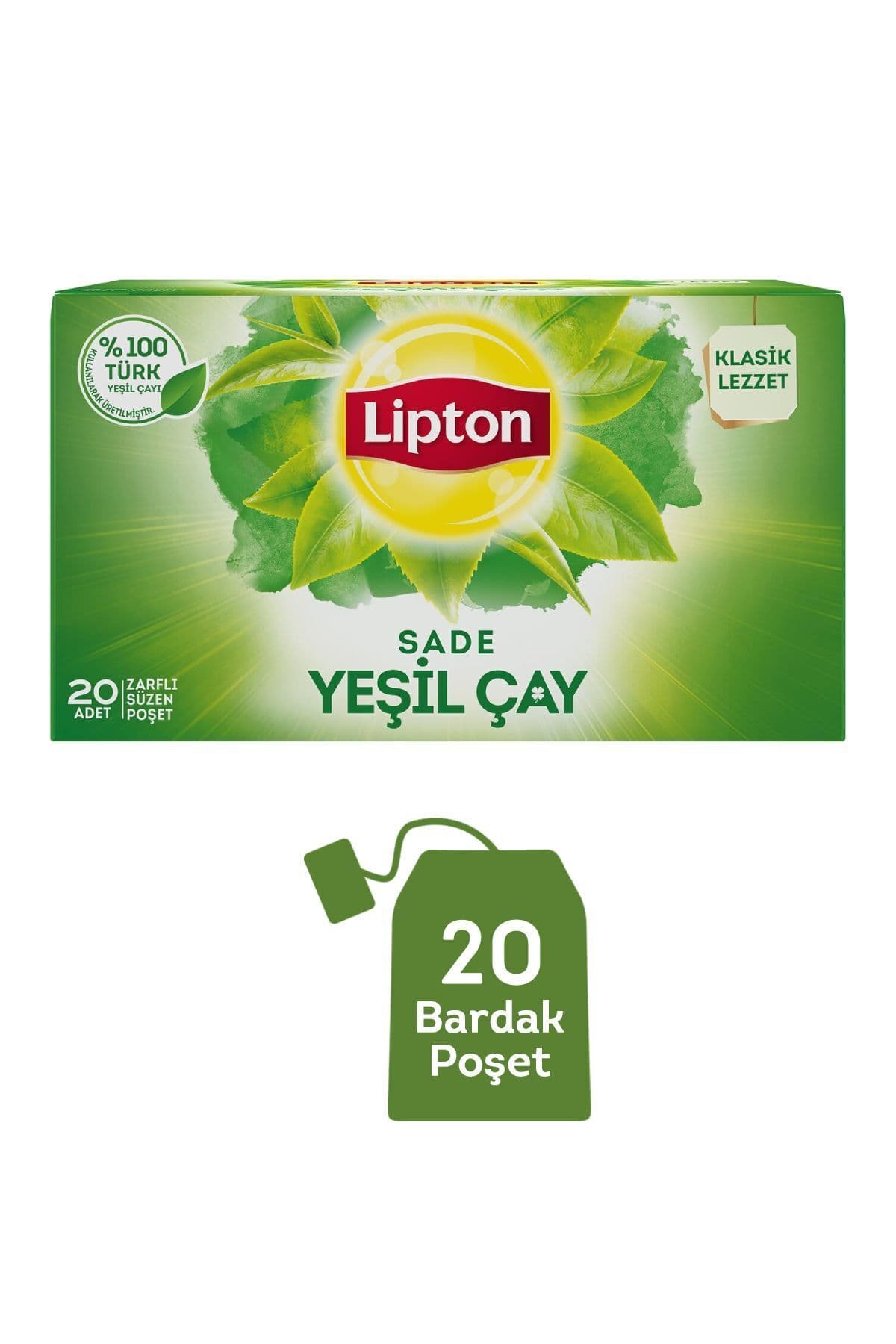 Lipton Yeşil Çay Sade 20