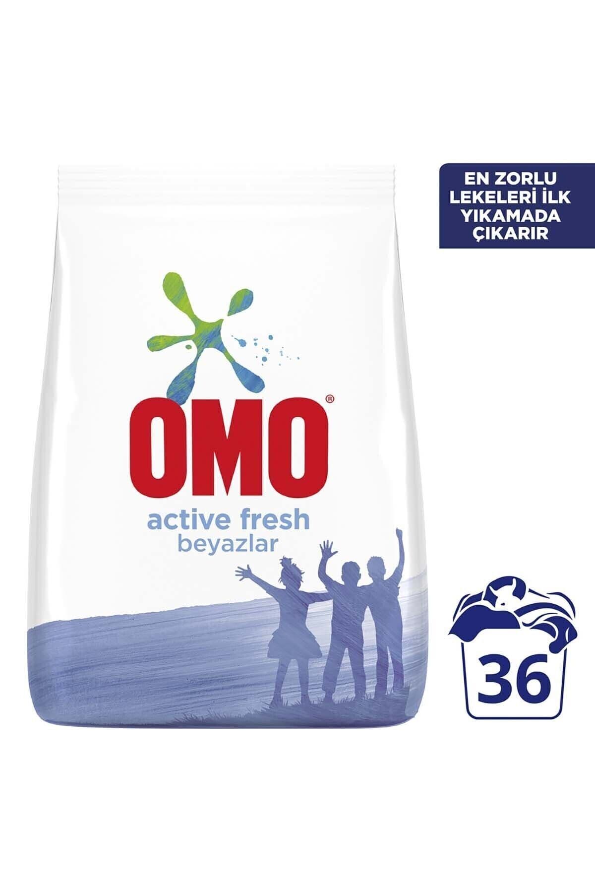Omo Matik Active Fresh Beyazlar için Toz Çamaşır Deterjanı 5500 G