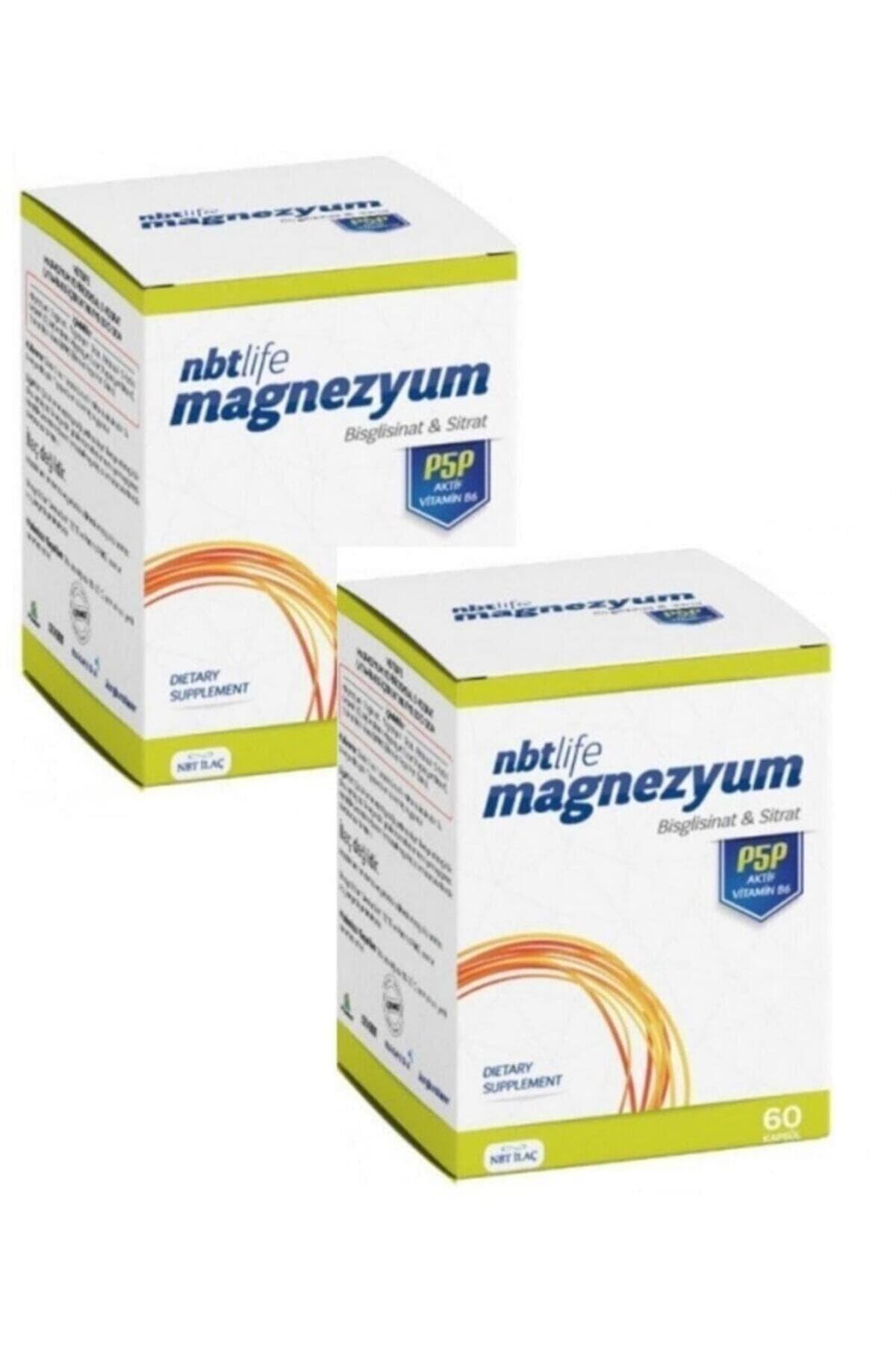 Nbt İlaç Nbtlıfe Magnezyum 60 Kapsül 2 Adet