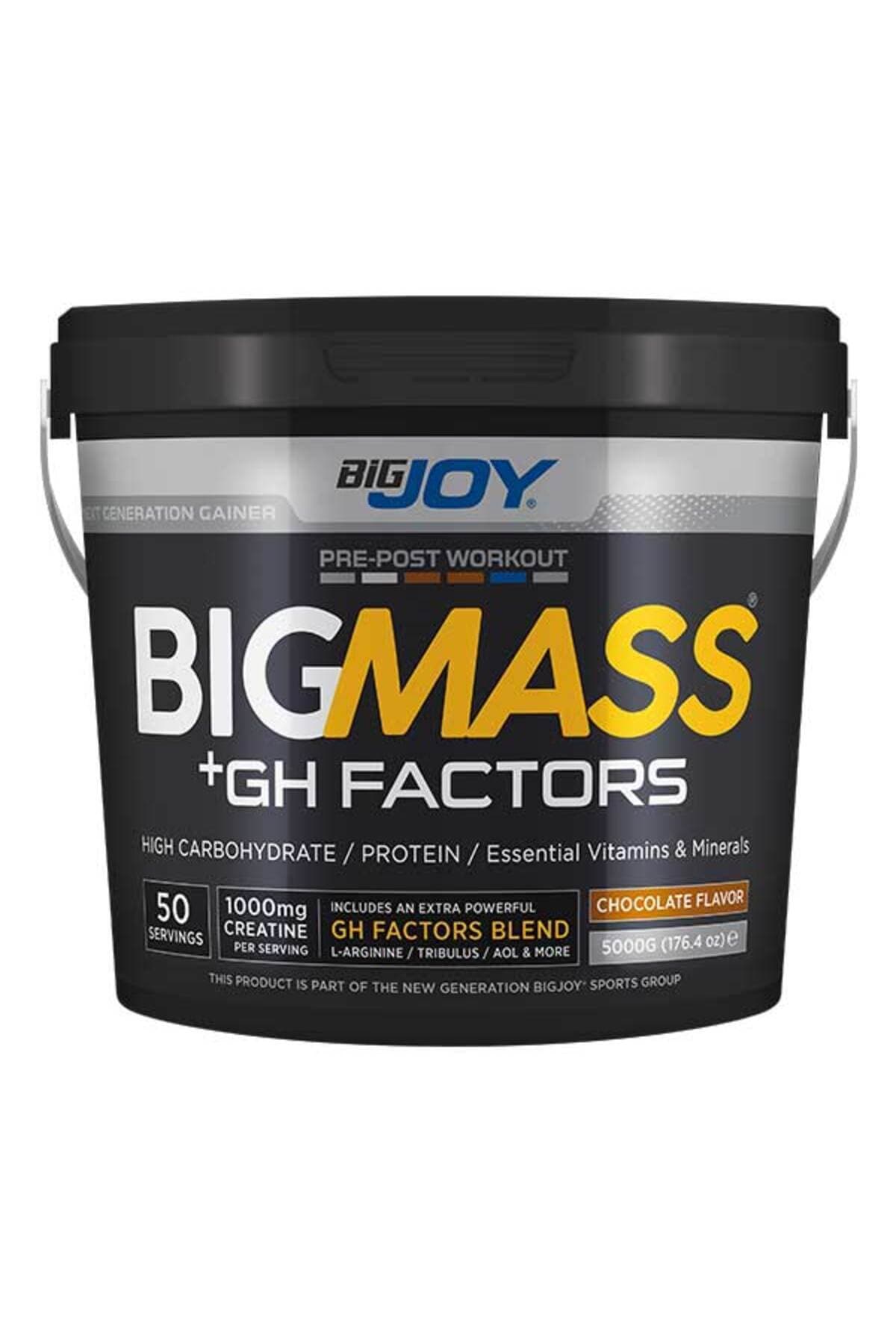 Bigjoy Bigmass Çikolata Aromalı 5000 gr Mass Gainer Karbonhidrat Tozu