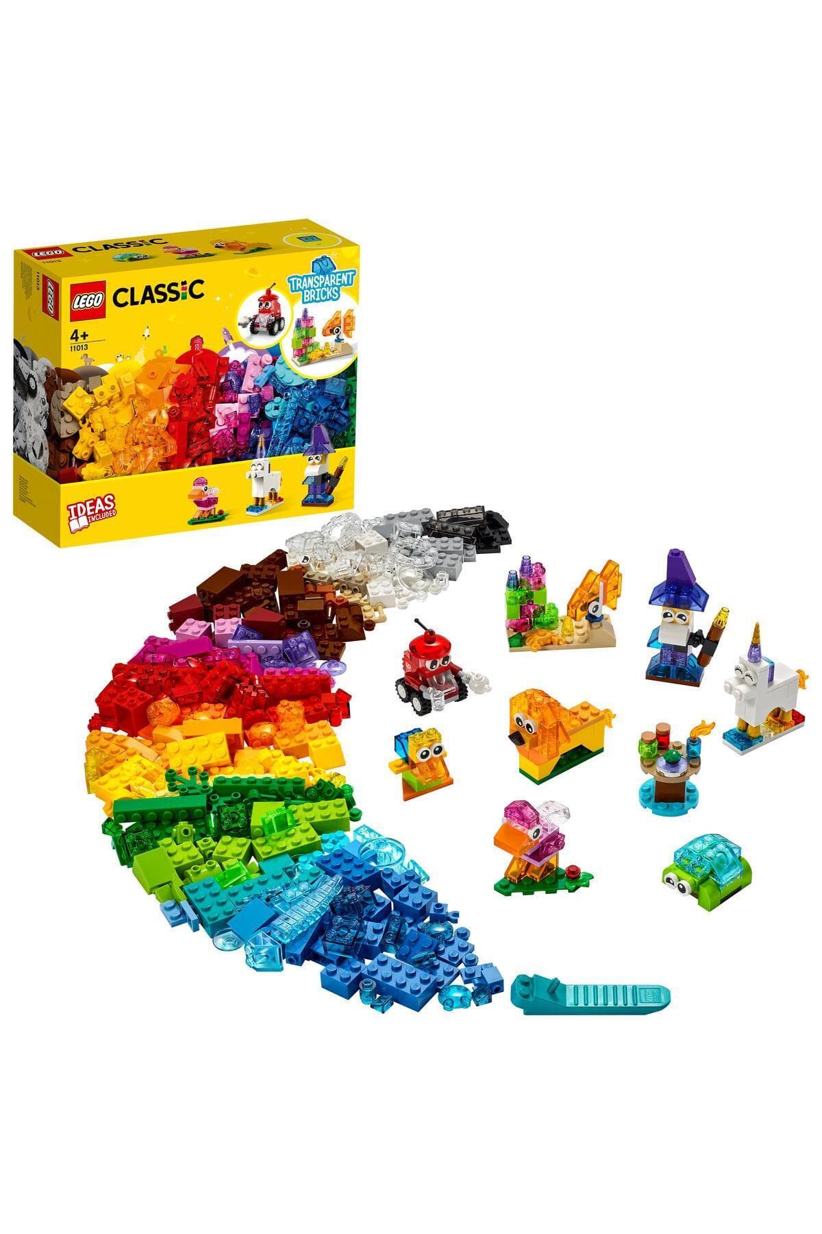 LEGO TRANSPARENT BRICKS