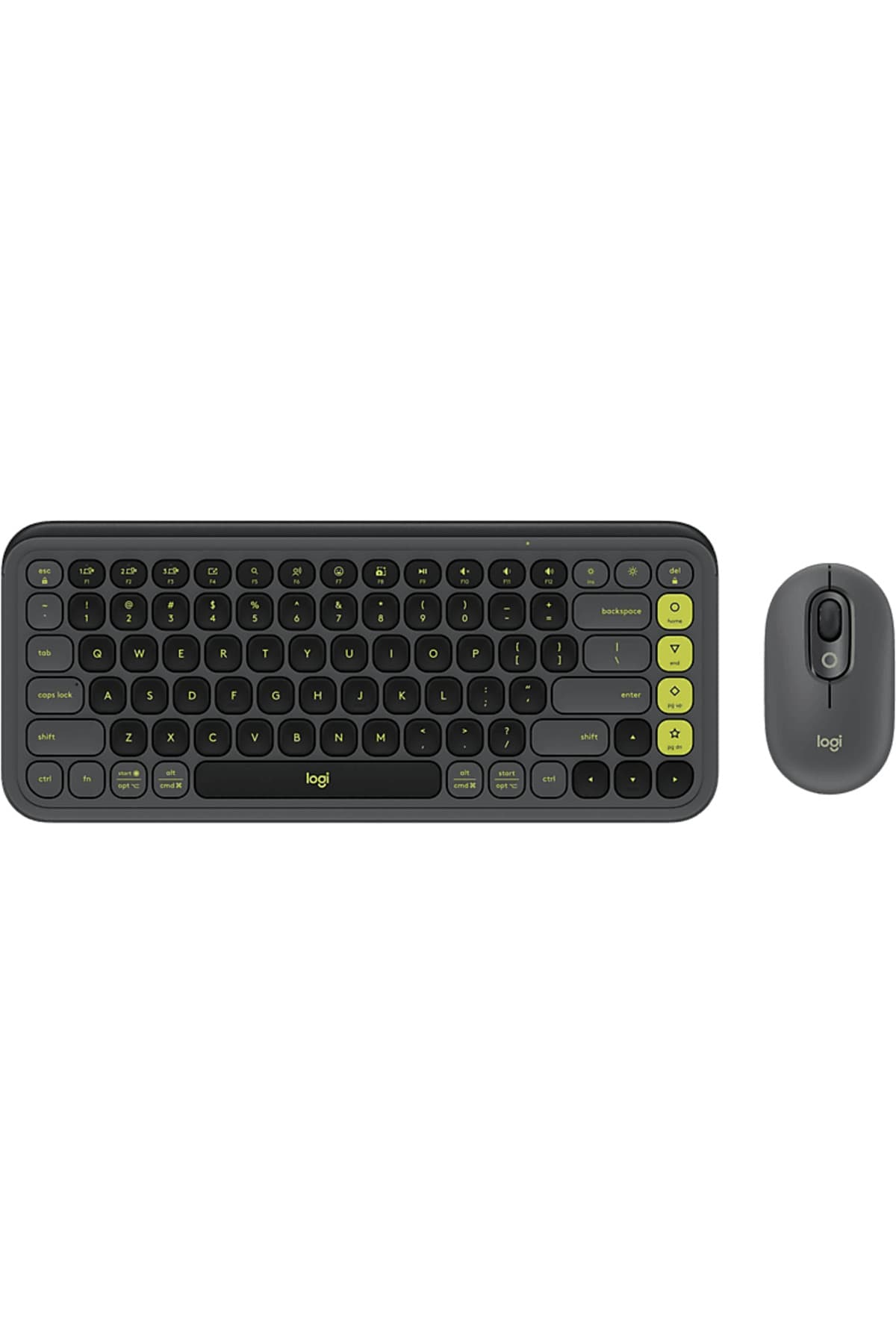 logitech Pop Icon Bluetooth Klavye & Mouse Seti Grafit (Türkçe Tuş Dizimi) 920-013075