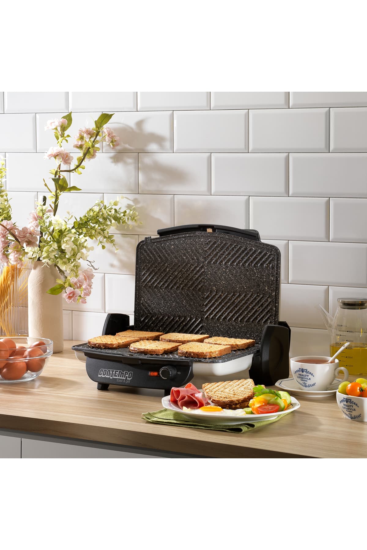 Schafer Contempo Tost Makinesi-Krem