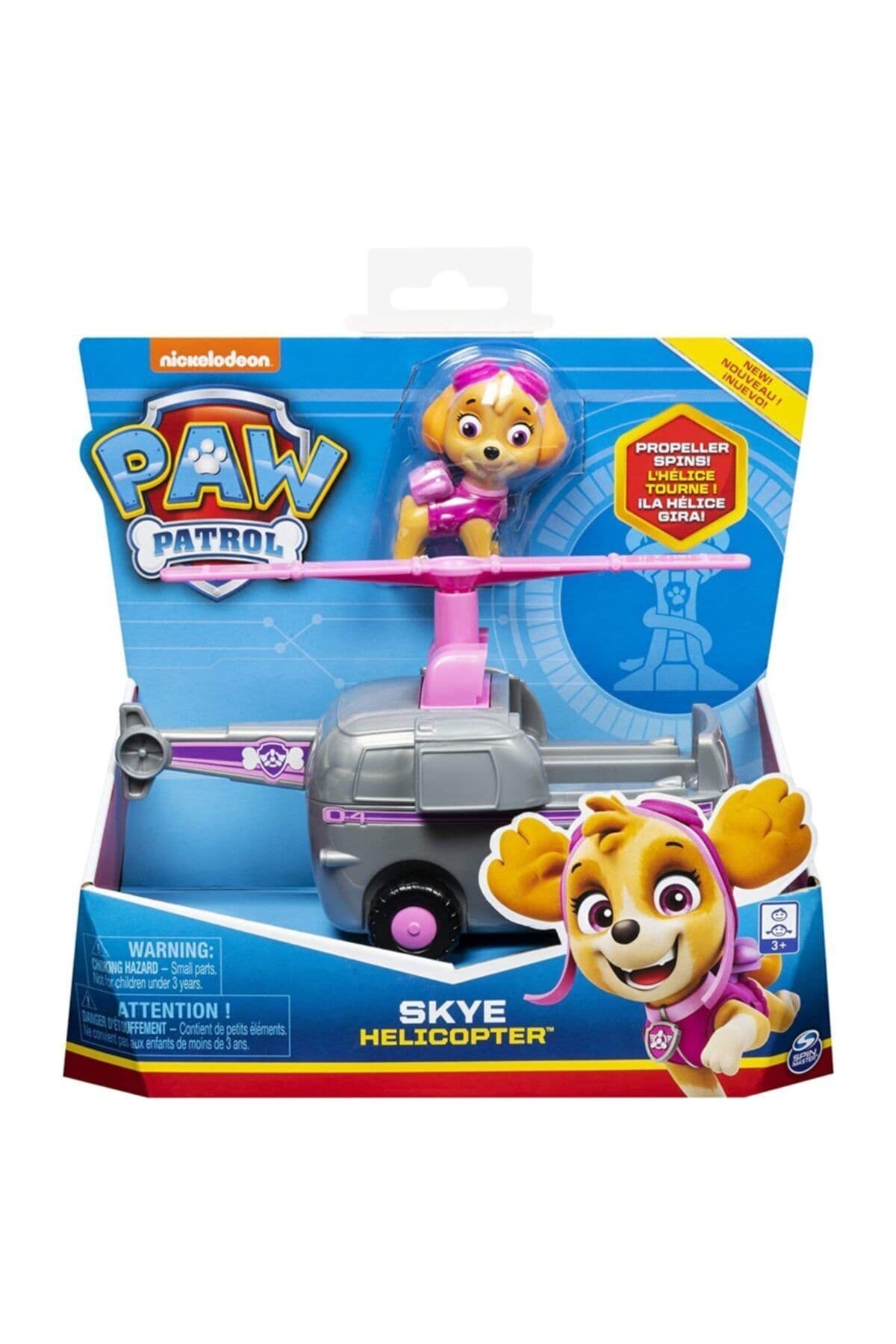 PAW PATROL Orjinal Lisanslı Görev Aracı Ve Kahraman Oyun Seti Skye