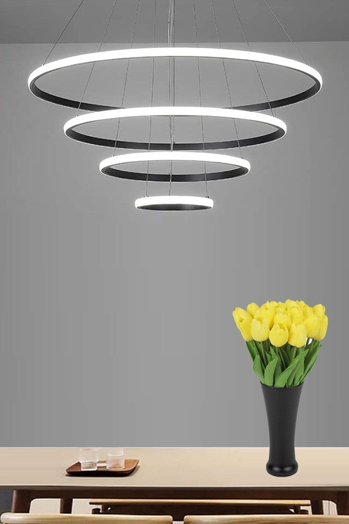 Ömür Avize Alex Modern Tasarım 2li 3lü 4lü Led Avize