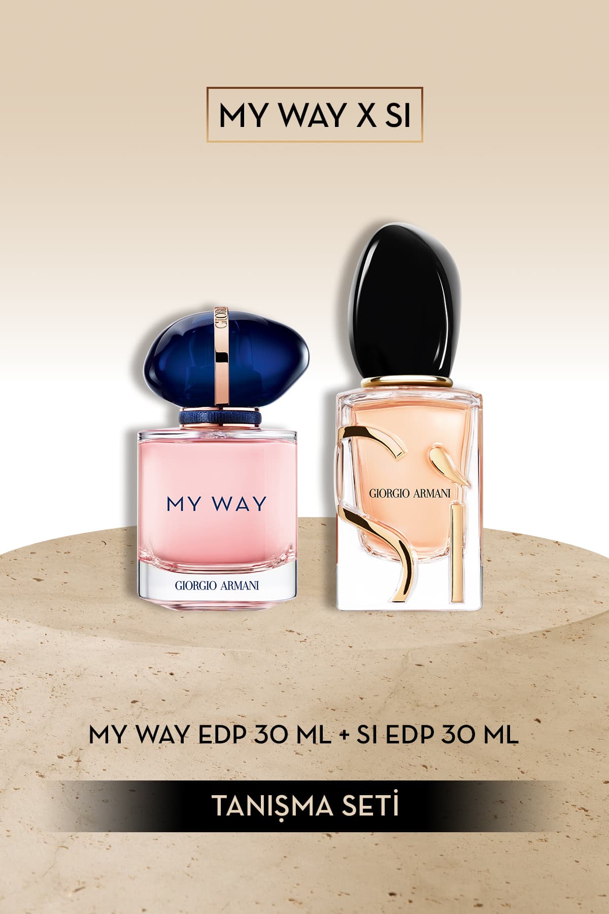 Giorgio Armani Si EDP 30 ml & My Way EDP 30 ml Kadın Parfüm Tanışma Seti 7829999999134