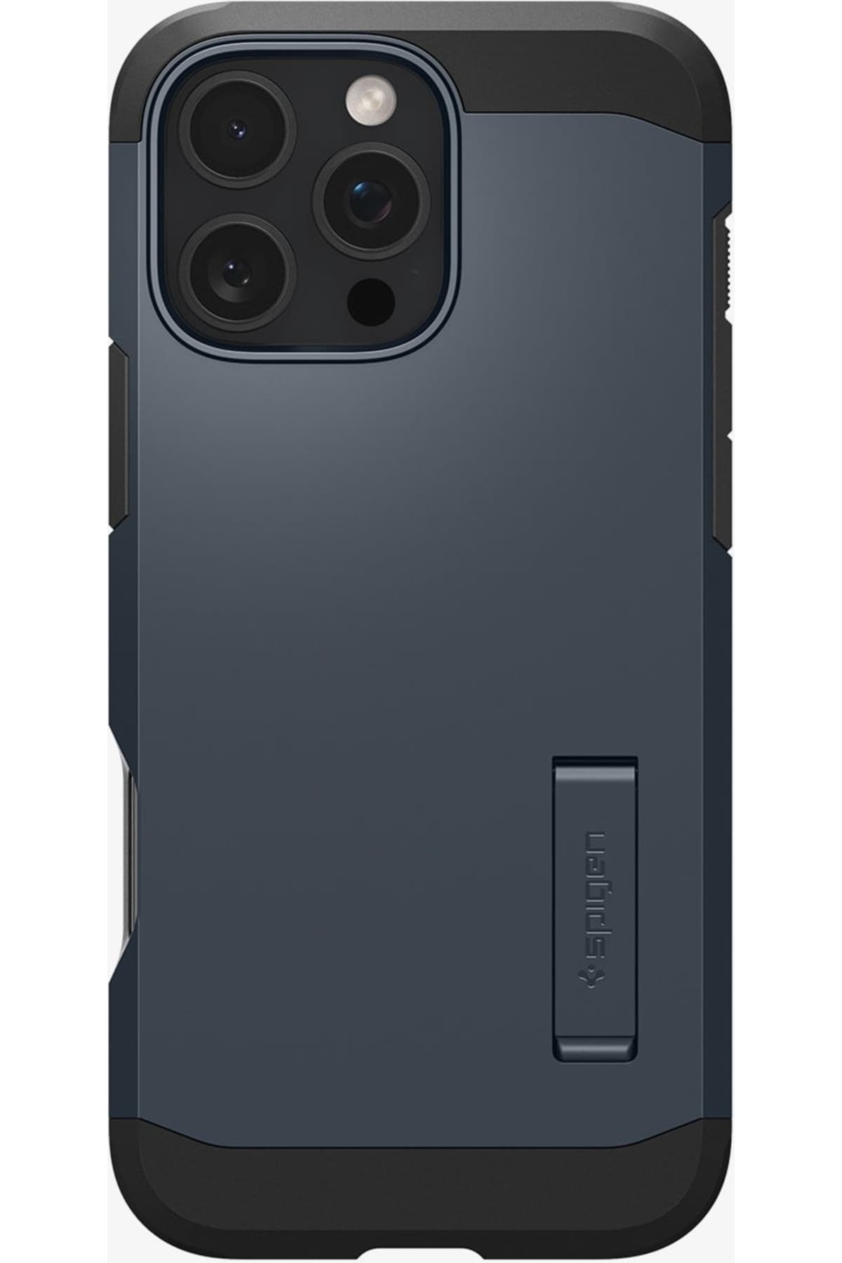 Spigen iPhone 16 Pro Max Kılıf Tough Armor AI MagFit MagSafe özellikli Kickstand Metal Slate - ACS08014