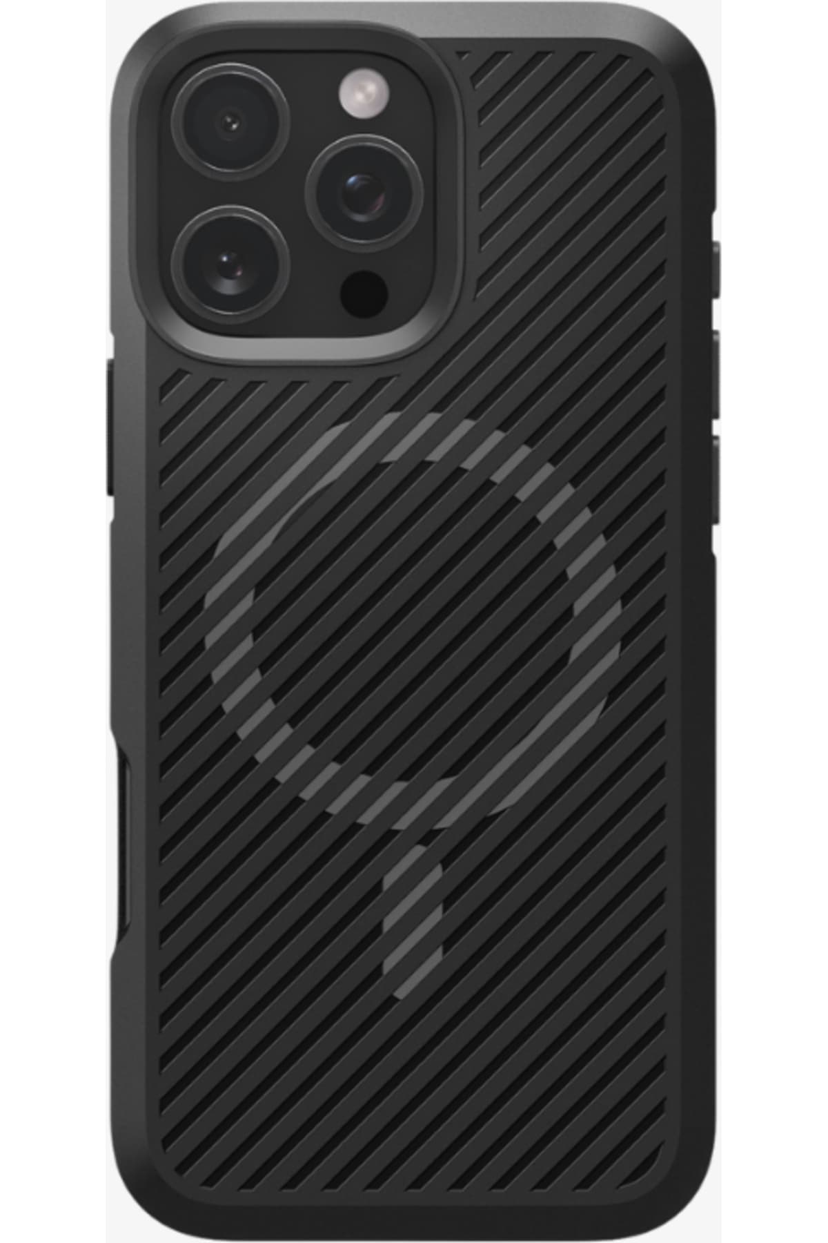 Spigen iPhone 16 Pro Max Uyumlu MagSafe Kılıf Core Armor Mag Fit Matte Black - ACS08024