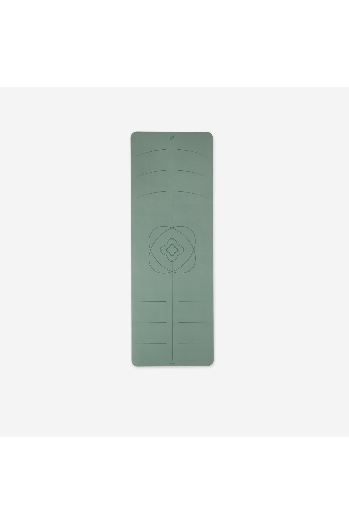 Decathlon Yoga Matı - 185 cm × 65 cm × 4 mm - Ultra Kaydırmaz - Koyu Yeşil - Grip+