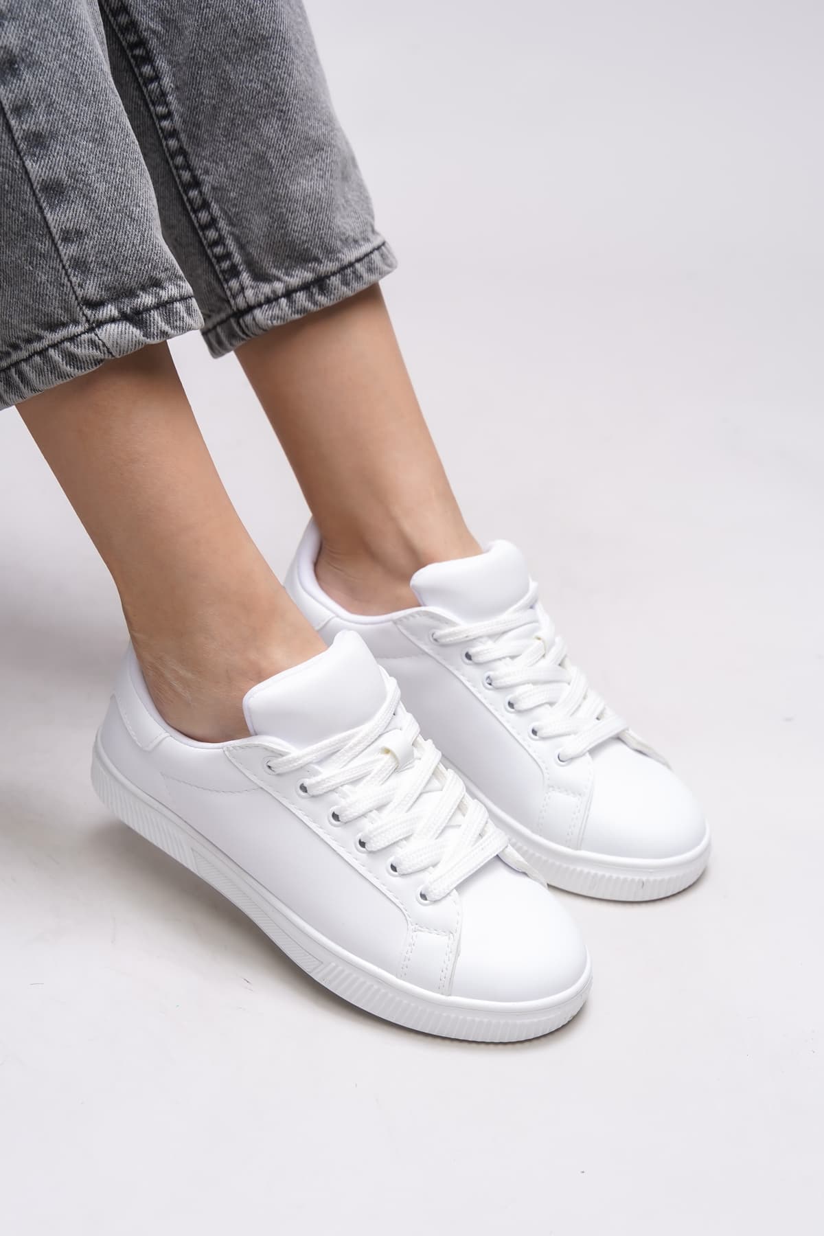 Riccon Meshronei Kadın Sneaker 0012601 Beyaz