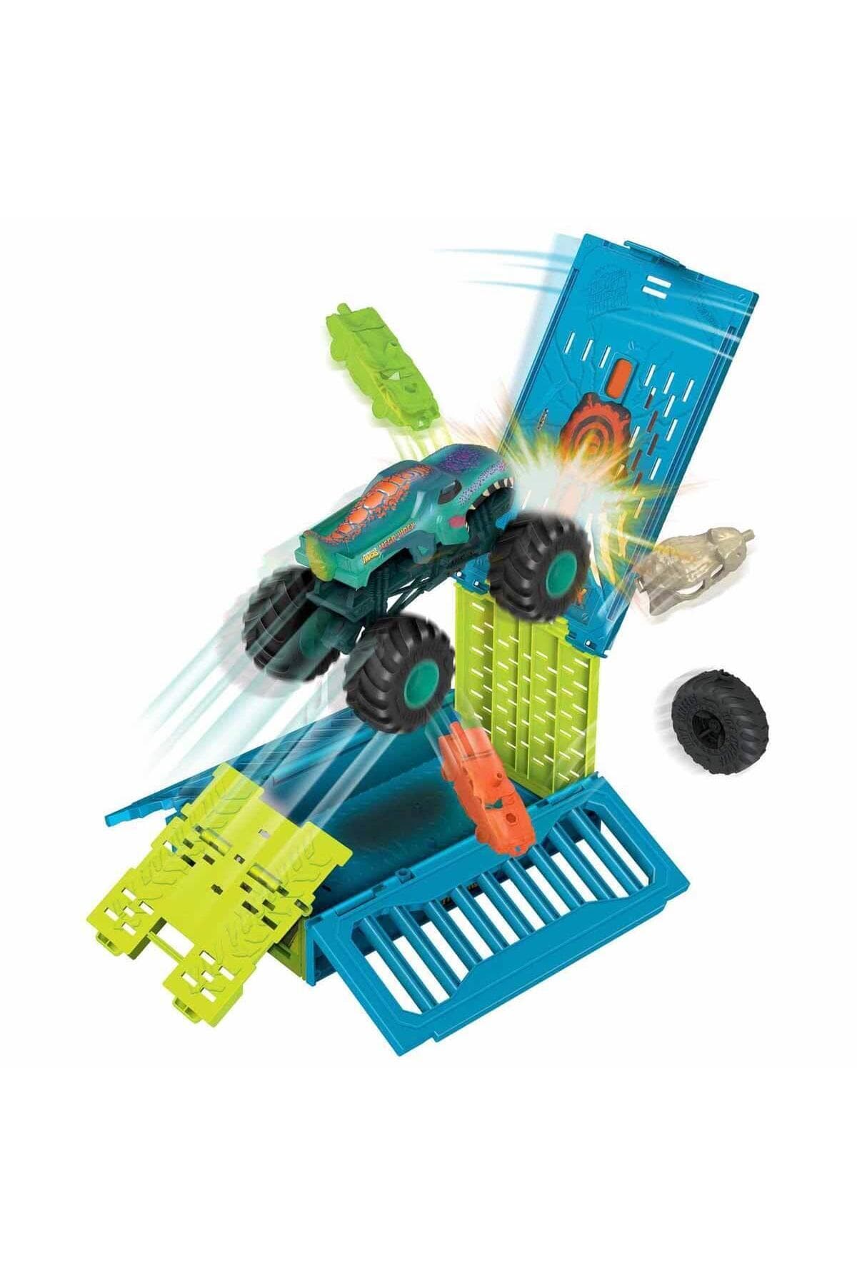 HOT WHEELS Monster Trucks 1:24 Mega Wrexin Çarpışma Kafesi HNC29