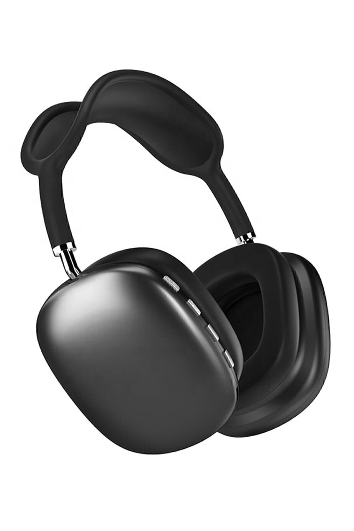 Atesshoppıng P9 Siyah Kablosuz 5.0 Mikrofonlu Bluetooth Kulaklık Siyah (P9)