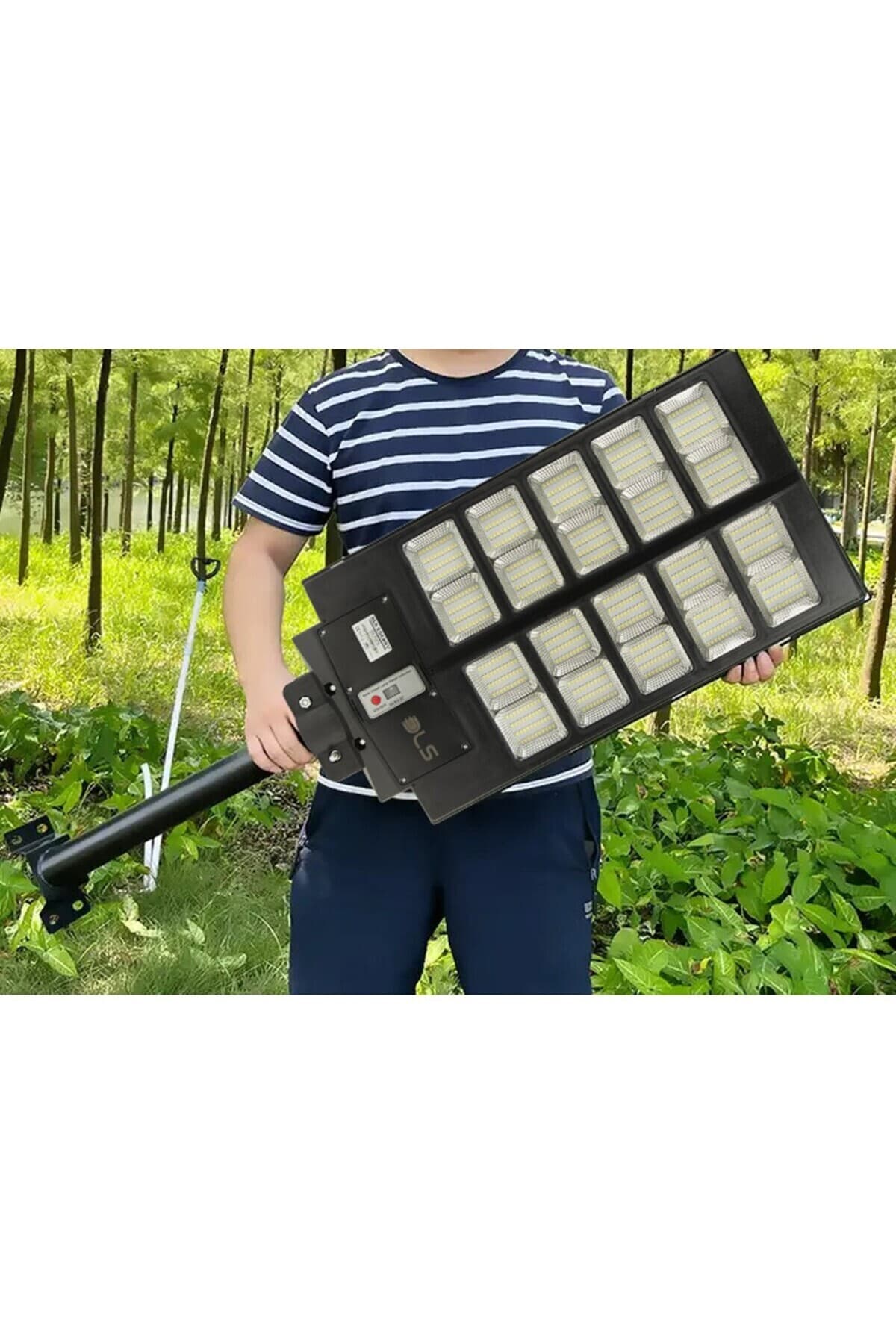 DLS 1000W Güneş Enerjili Solar Sokak Lambası Hareket Sensörlü Profesyonel LED Bahçe Aydınlatması