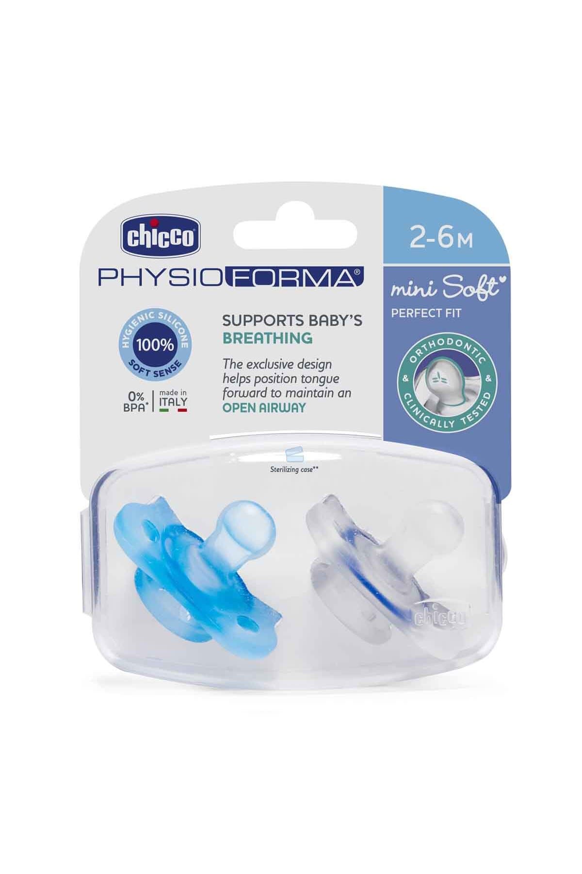 Chicco Physioforma Mini Soft Emzik 2'li Paket 2-6 Ay