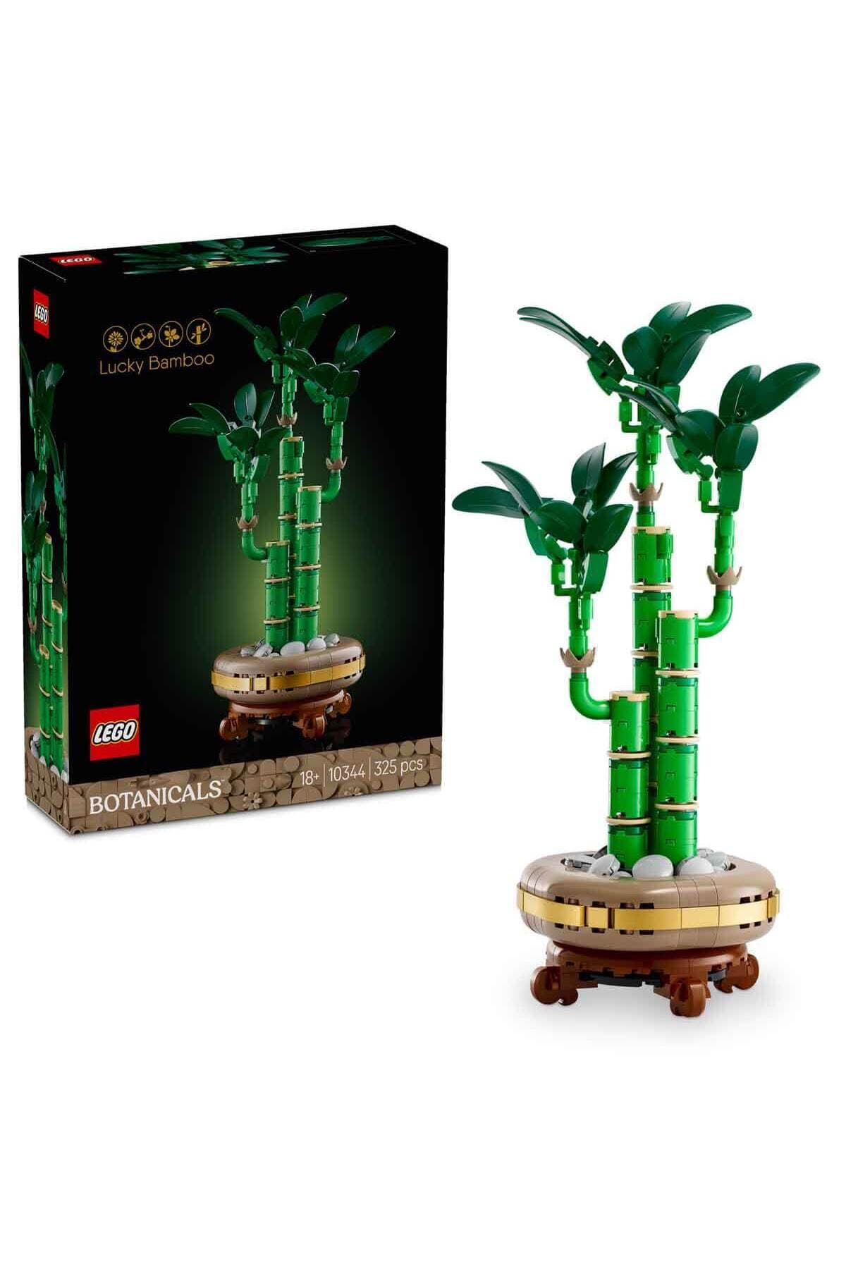 LEGO Botanicals Şans Bambusu 10344 - 18+ Çiçek Model Yapım Seti (325 Parça)