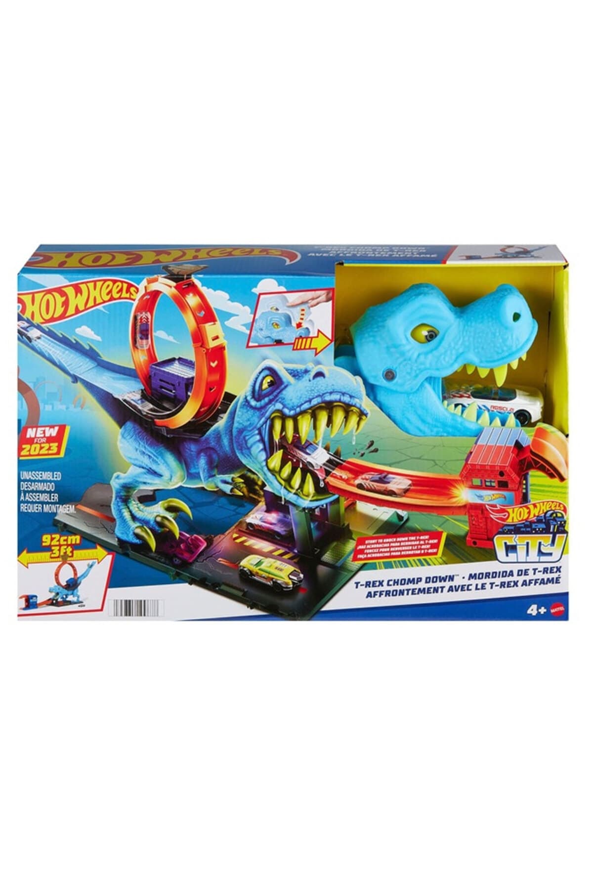 HOT WHEELS Dinozor ile Mücadele Oyun Seti HKX42