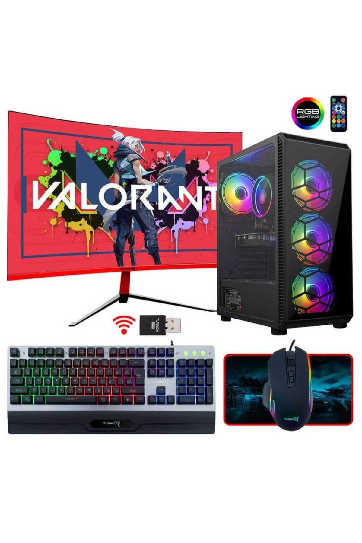 TURBOX Xenon i7 860 16GB Ram 256GB SSD 4GB GT740 23.6 inç Curved Monitör Oem Paket