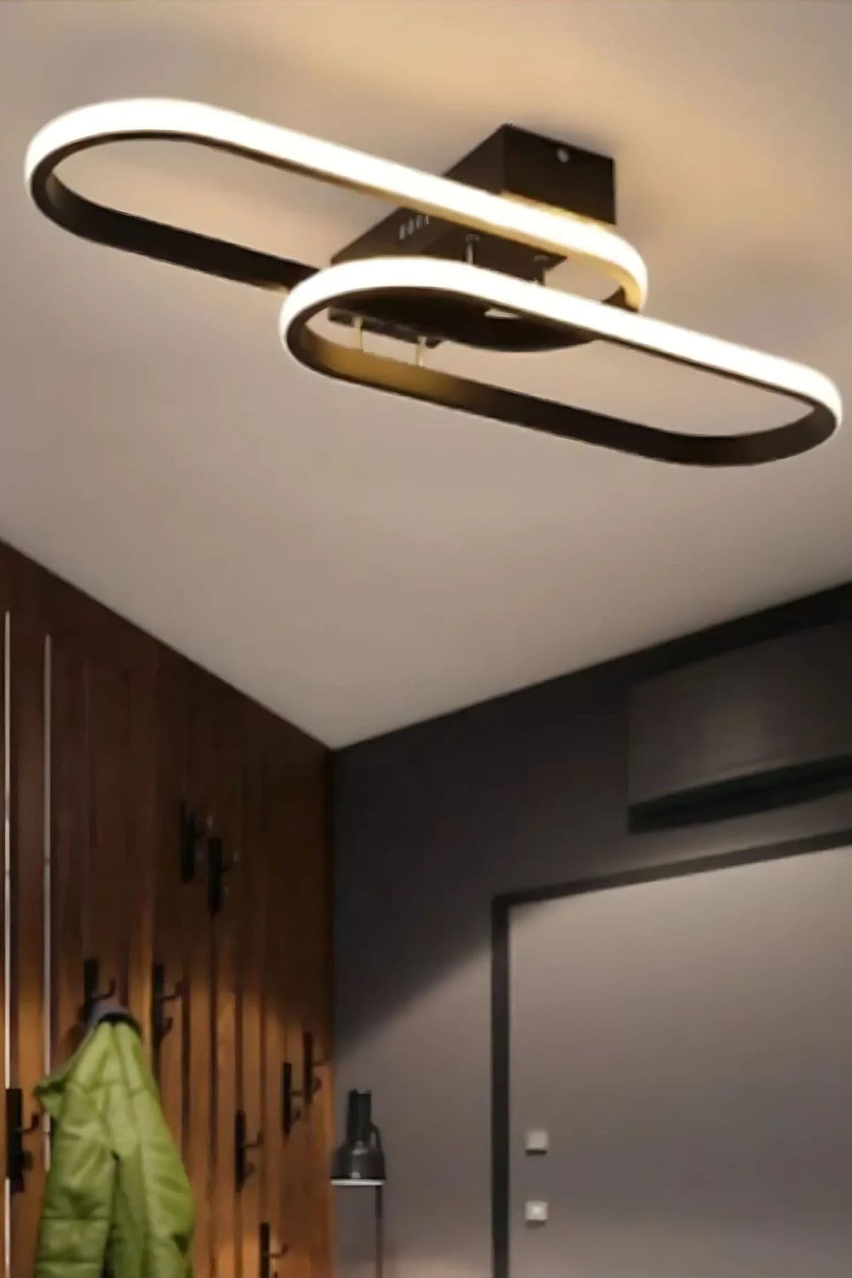 Ömür Avize Solis Modern Ledli Ikili Avize