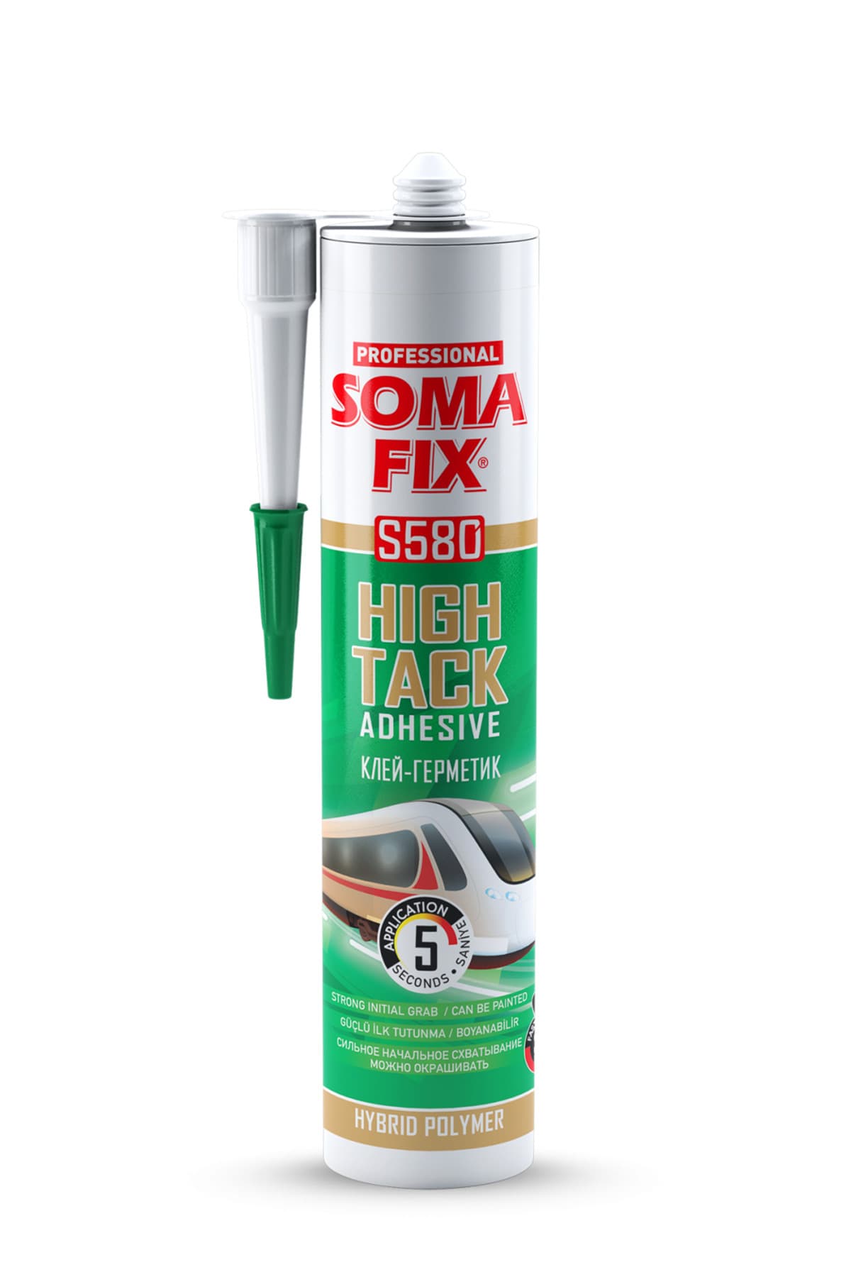Somafix S580 Hightack Korniş-perde Rayı-çıta-kuvvetli Yapıştırıcı