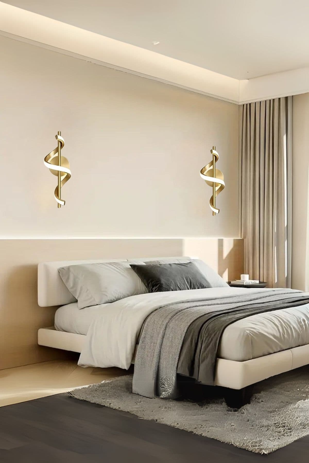 Ömür Avize Gold 2li Ledli Aplik ( Pilli Değildir )