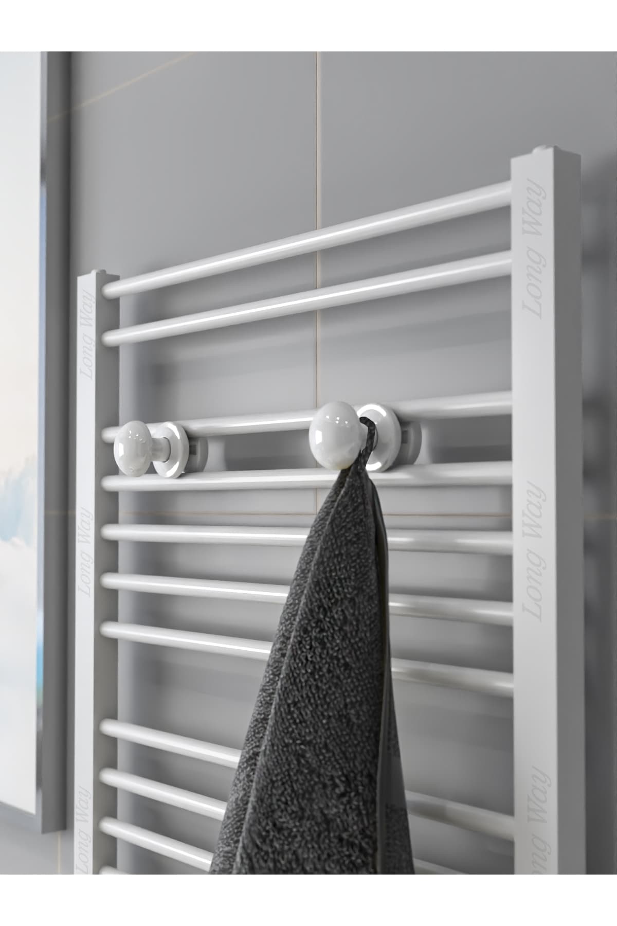 long way Banyo Askısı Havlupan Üzeri Askılık Askı Kurutmalık Havluluk