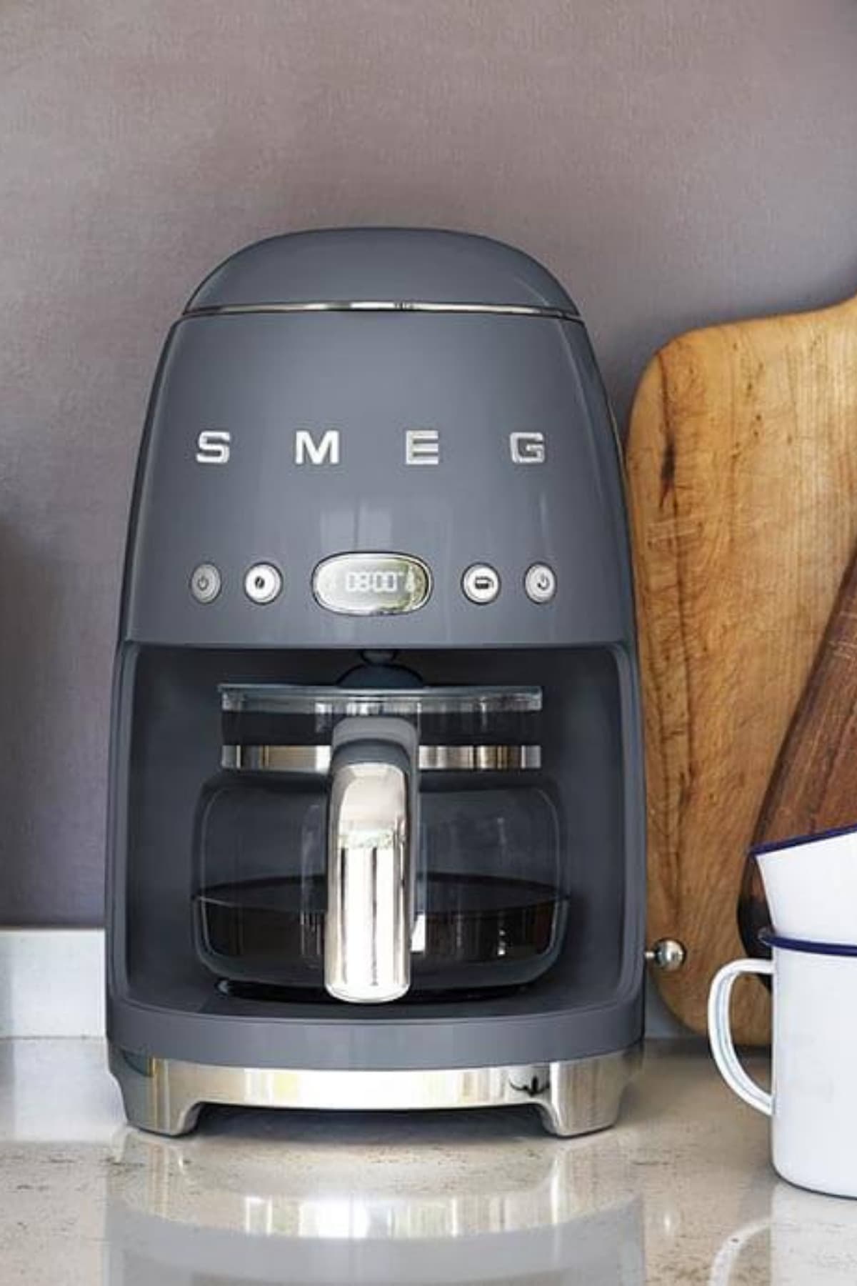 Smeg 50's Style Retro Barut Gri Filtre Kahve Makinesi Dcf02greu