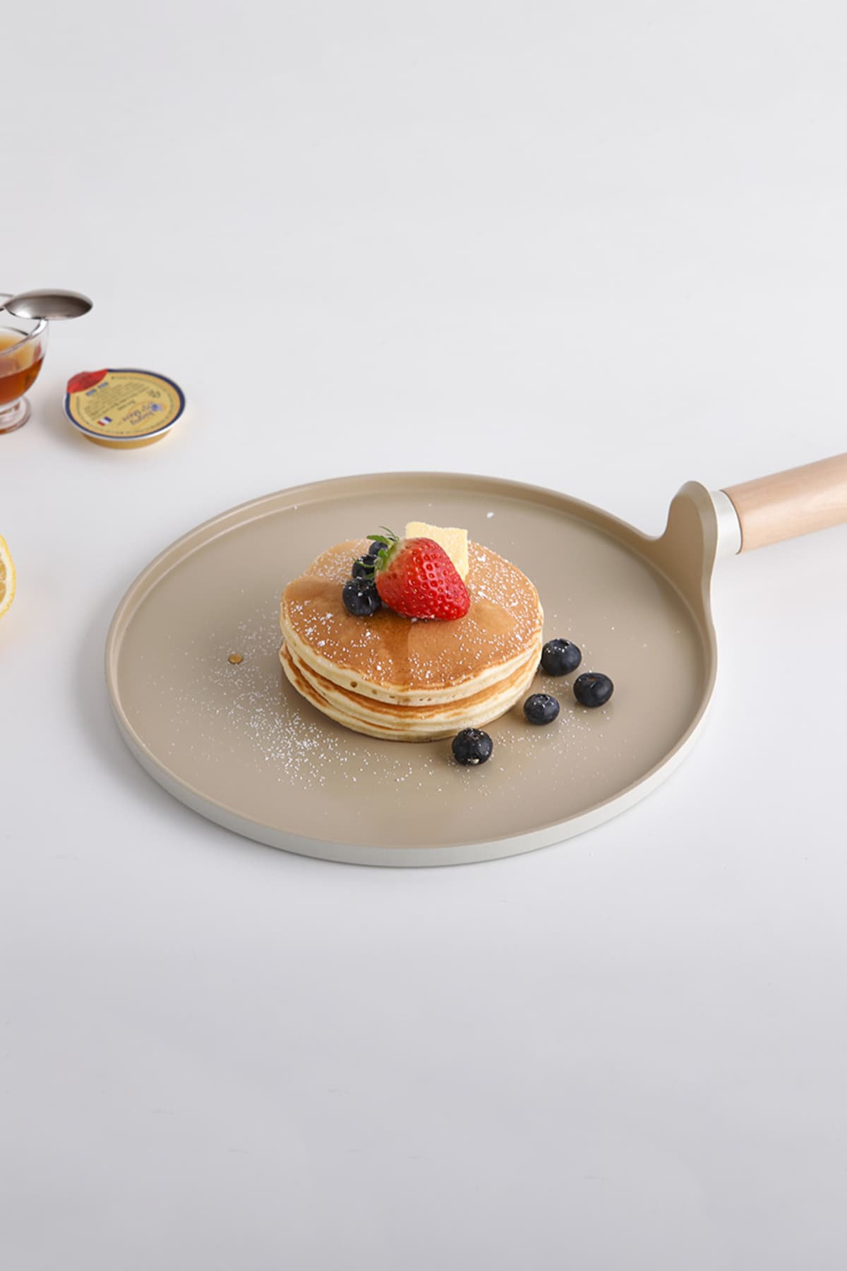 NEOFLAM Fika Seramik Kaplama Krep Tava 26 CM - Bej