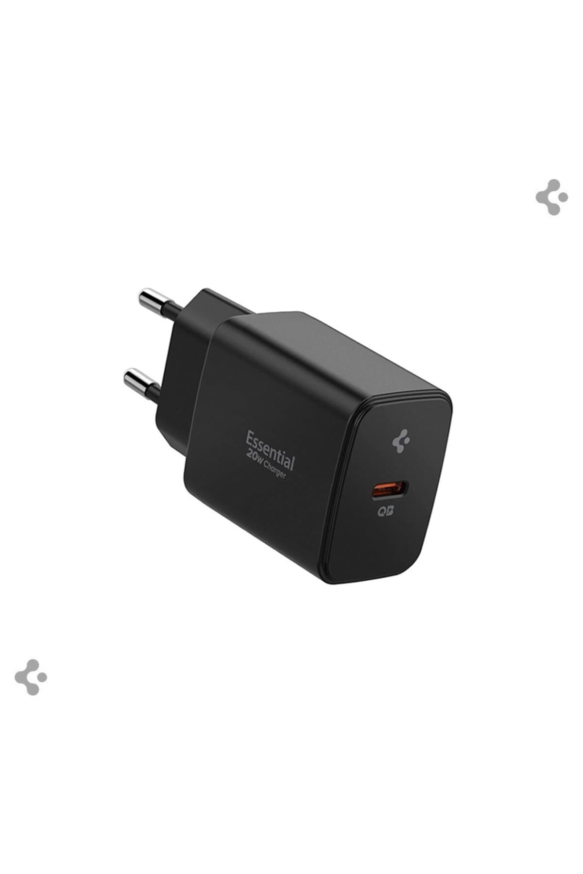 Spigen 20W USB-C Mini Hızlı Şarj Aleti Şarj Isısını Düşürür GaN Pro Akım Koruma Güç Adaptörü ACH09217