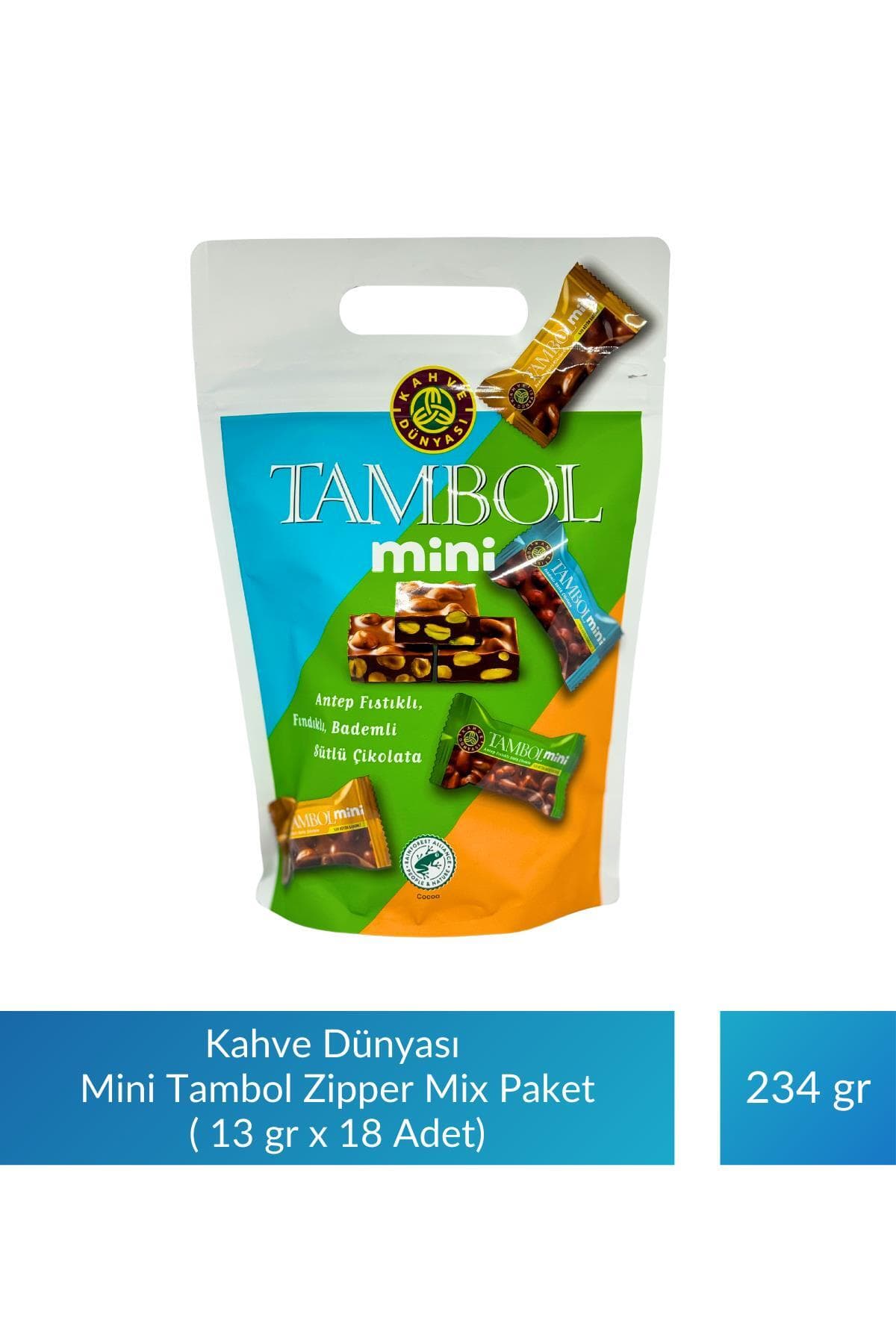Kahve Dünyası Kahve Dünyası Mini Tambol Zipper Mix Paket 13 Gr X 18 Adet