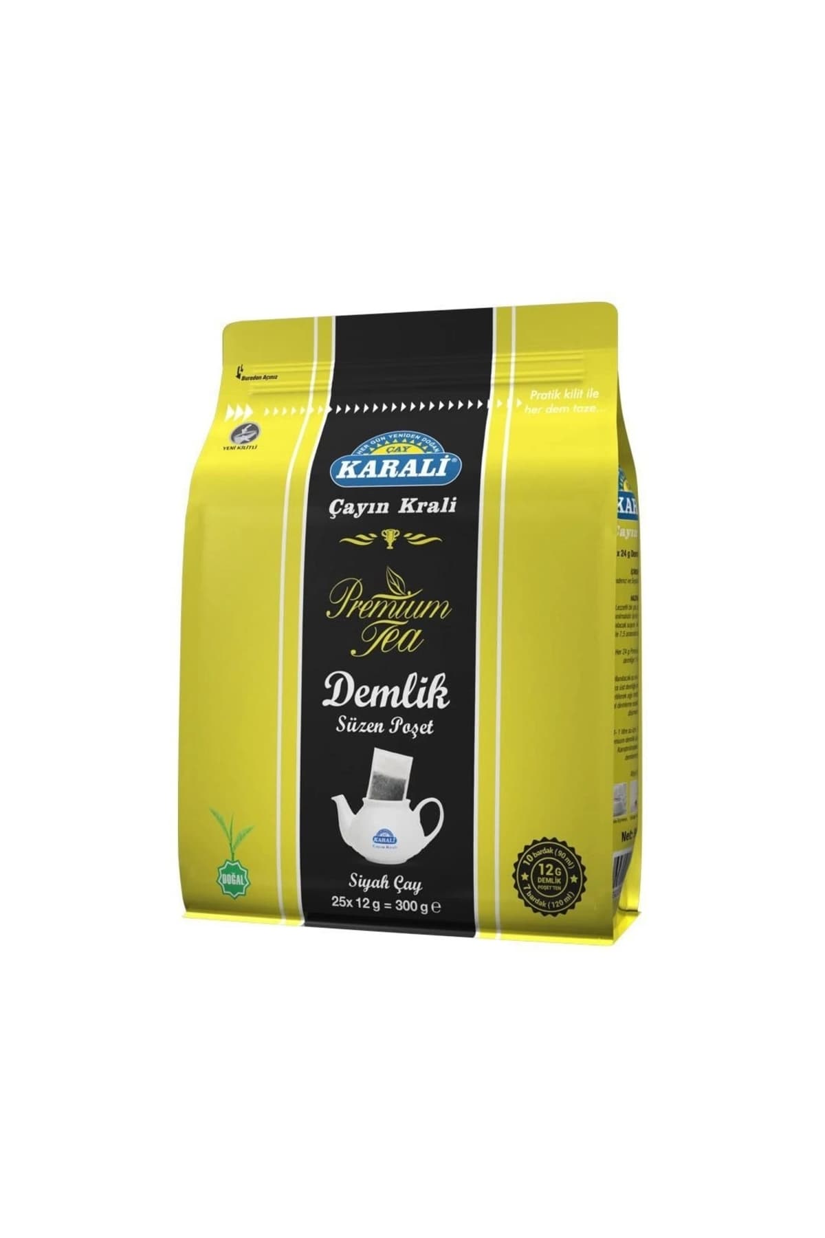 Karali Çay Premium Demlik Poşet Siyah Çay 25 X 12 gr