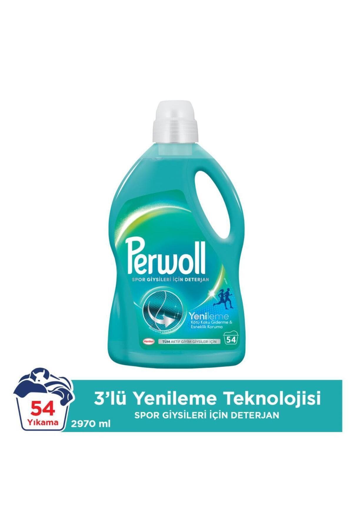 Perwoll Hassas Bakım Sıvı Çamaşır Deterjanı Sport & Aktif Giyim 2.97 L (54 Yıkama)