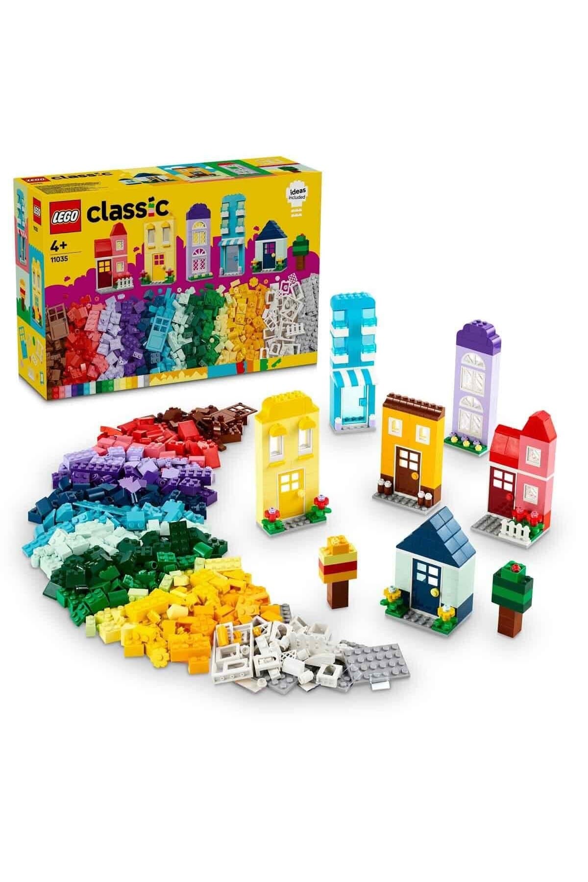 LEGO ® Classic Yaratıcı Evler 11035 - 4+ Çocuklar için Yaratıcı Oyuncak Yapım Seti (850P)