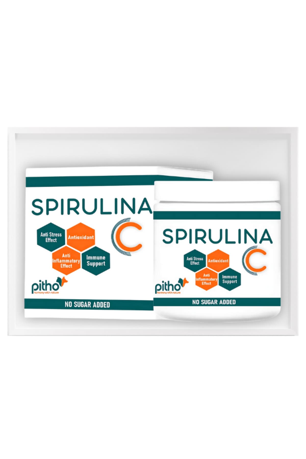 Pitho Spirulina C | Köpek Ve Kediler Için Doğal Antioksidan & Multivitamin Takviyesi 50 gr