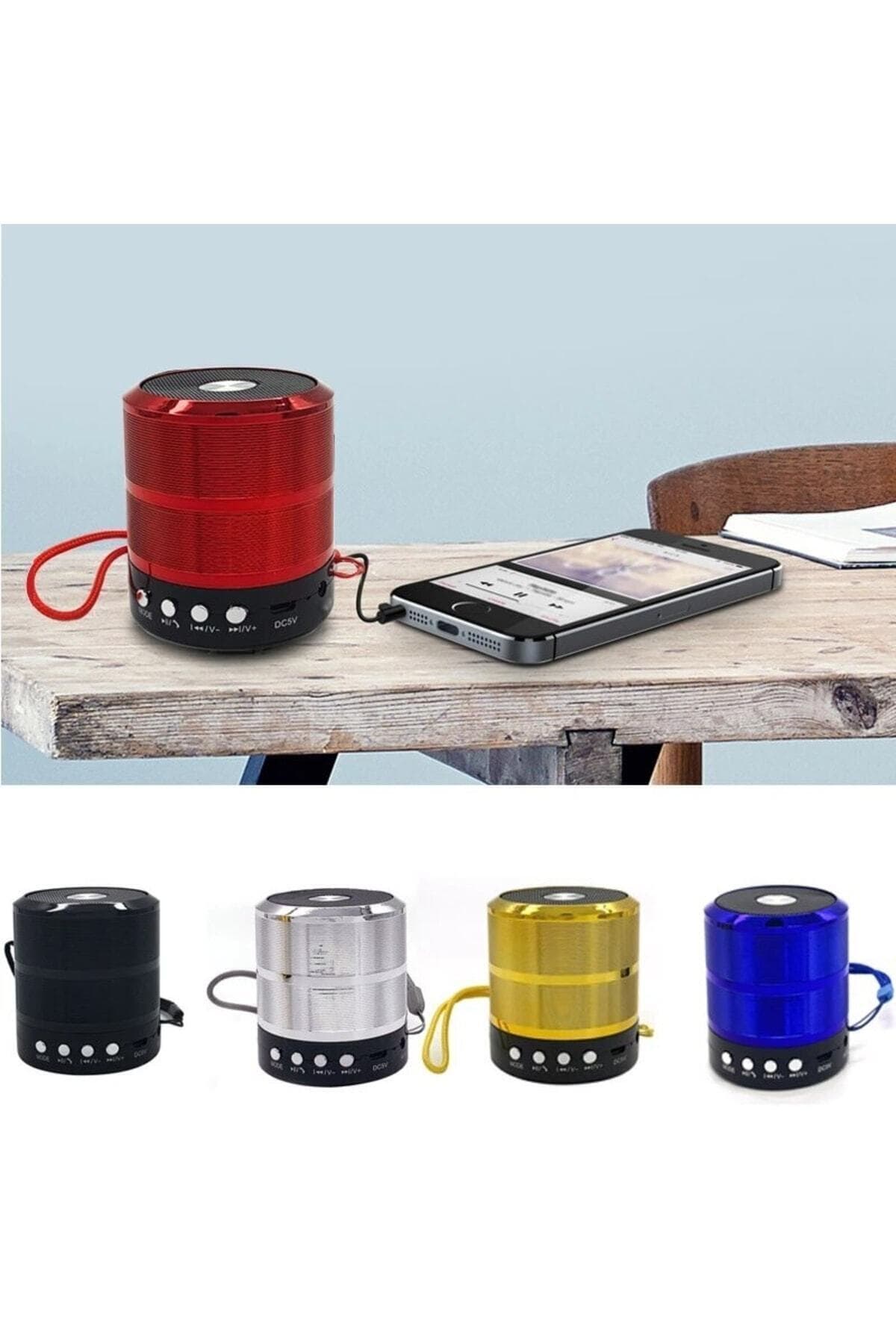 Dynego Bluetooth Hoparlör Ses Bombası Taşınabilir Kablosuz Mini Ses Bombası 5w Yüksek Ses High Sound