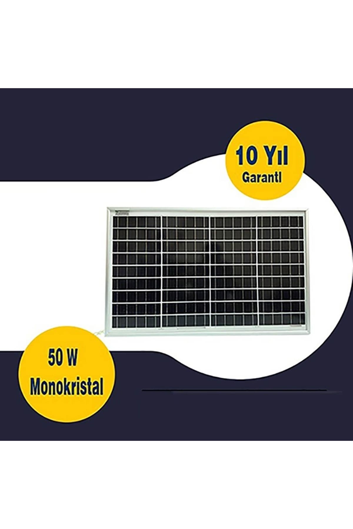 Gesper Enerji Gesper 50 Watt Monokristal Güneş Paneli kablolu